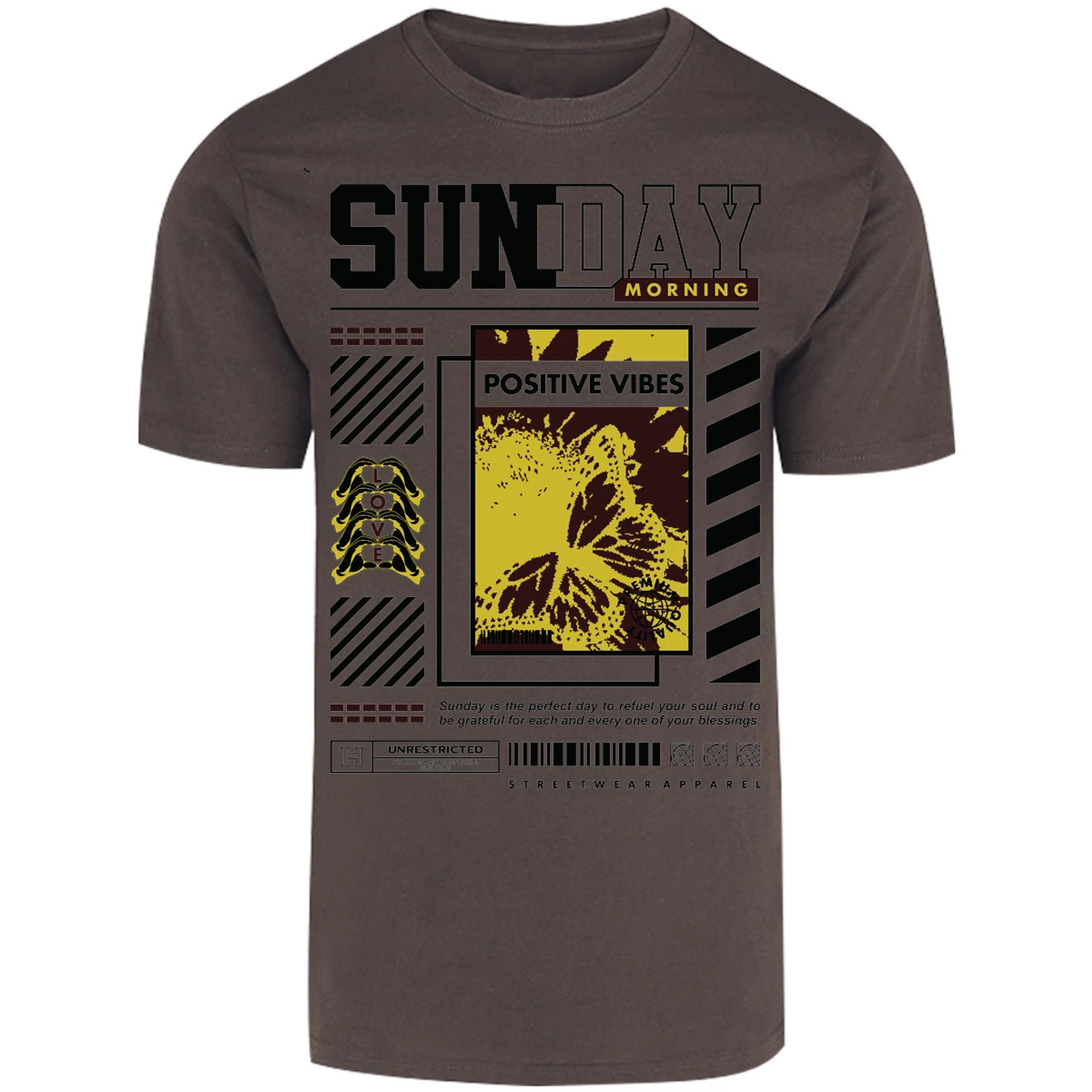 Playera Urbano Style Grateful Perfect Day 92 para Adulto 10