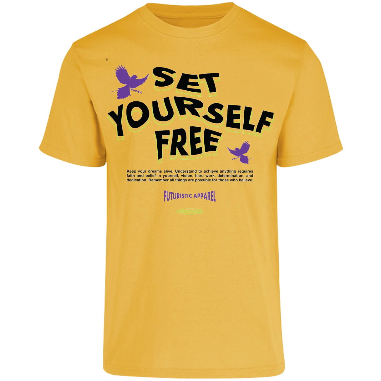 Playera Urbano Style Set Yourself Free 224 para Adulto 2
