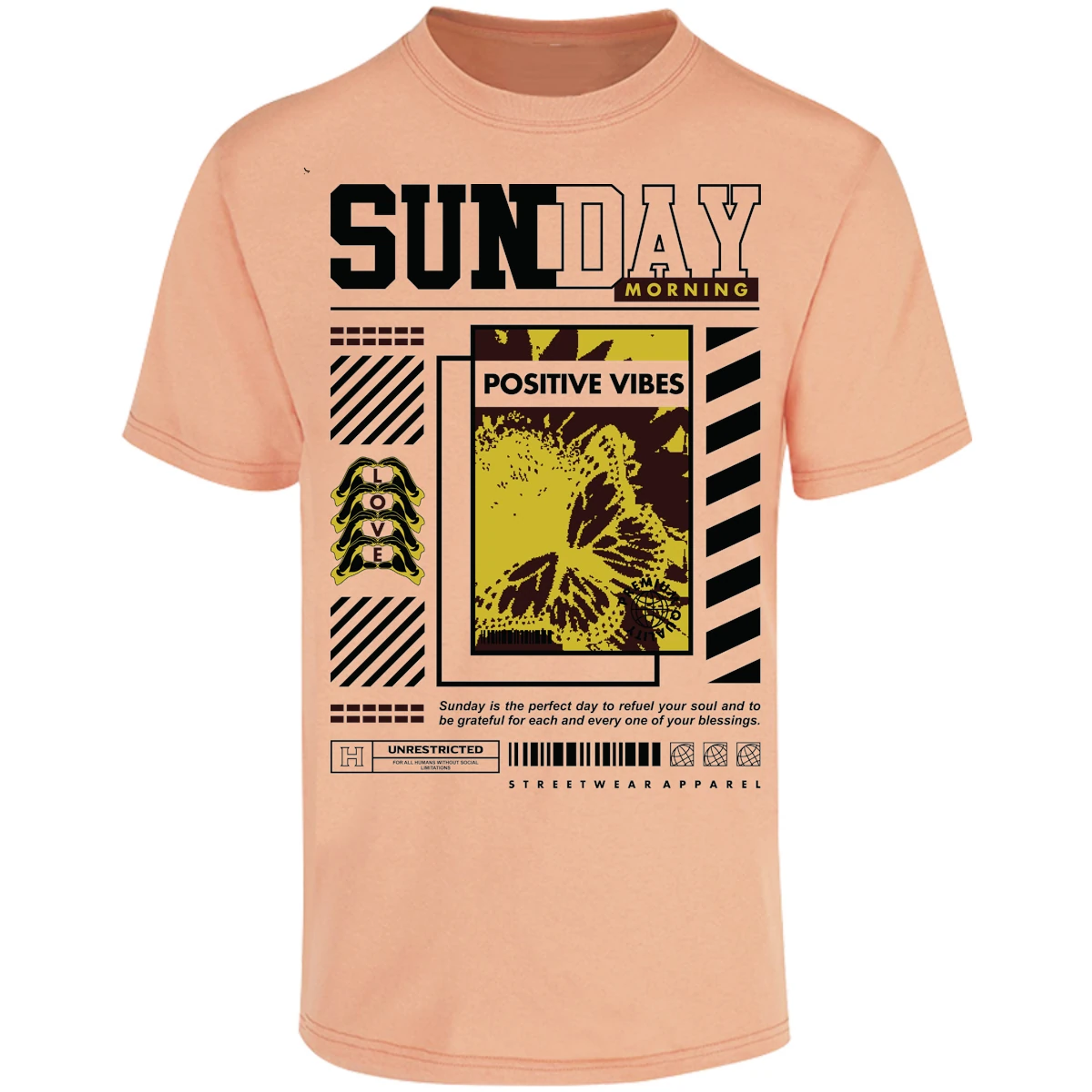 Playera Urbano Style Grateful Perfect Day 92 para Adulto 3