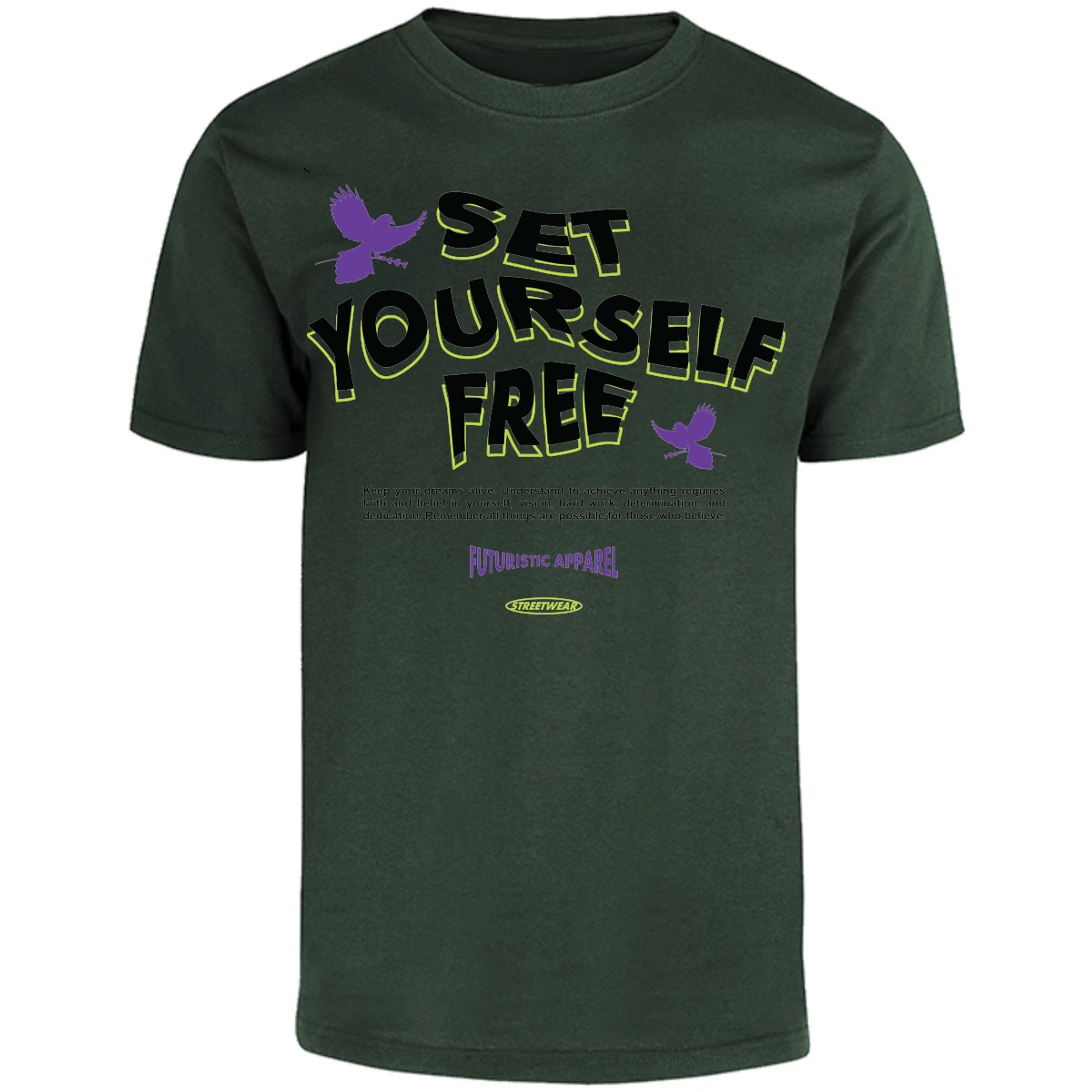 Playera Urbano Style Set Yourself Free 224 para Adulto 8