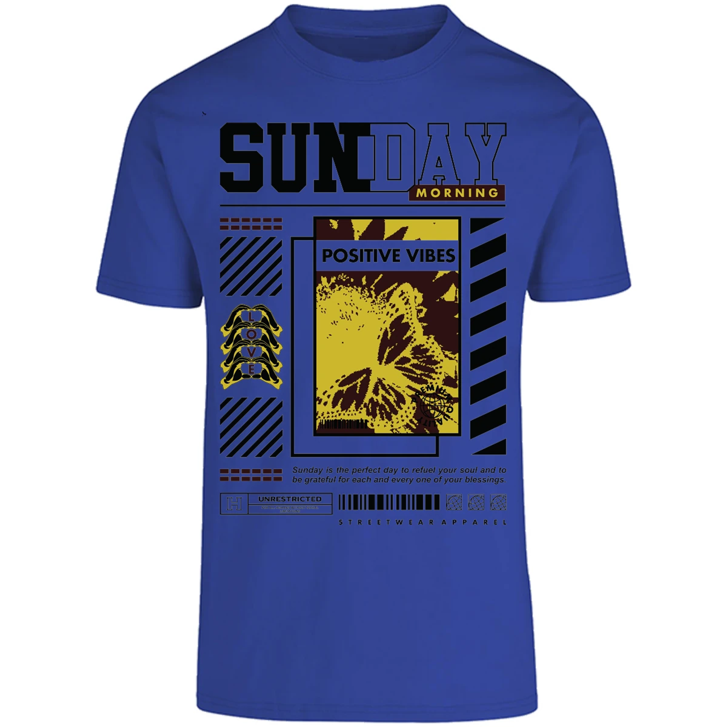 Playera Urbano Style Grateful Perfect Day 92 para Adulto 7