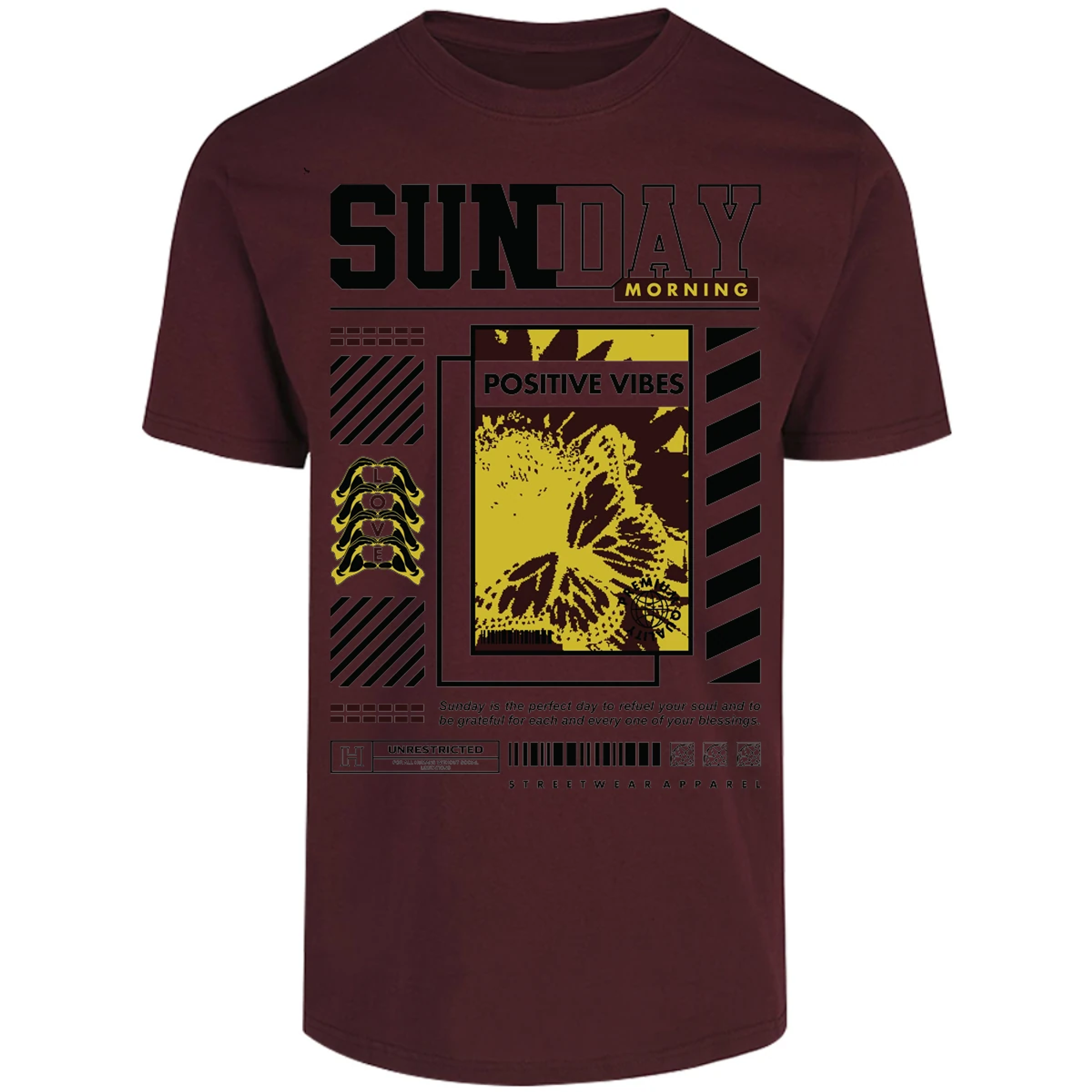 Playera Urbano Style Grateful Perfect Day 92 para Adulto 13