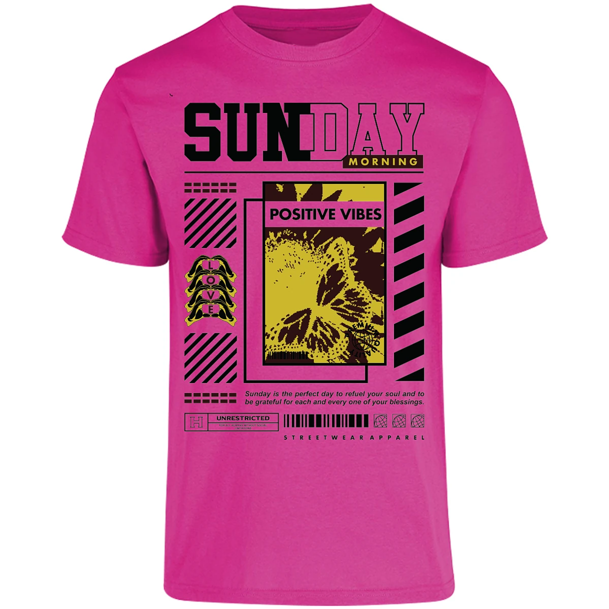 Playera Urbano Style Grateful Perfect Day 92 para Adulto 23