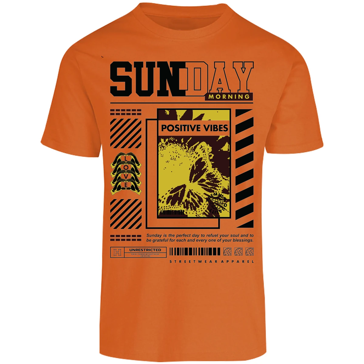 Playera Urbano Style Grateful Perfect Day 92 para Adulto 14