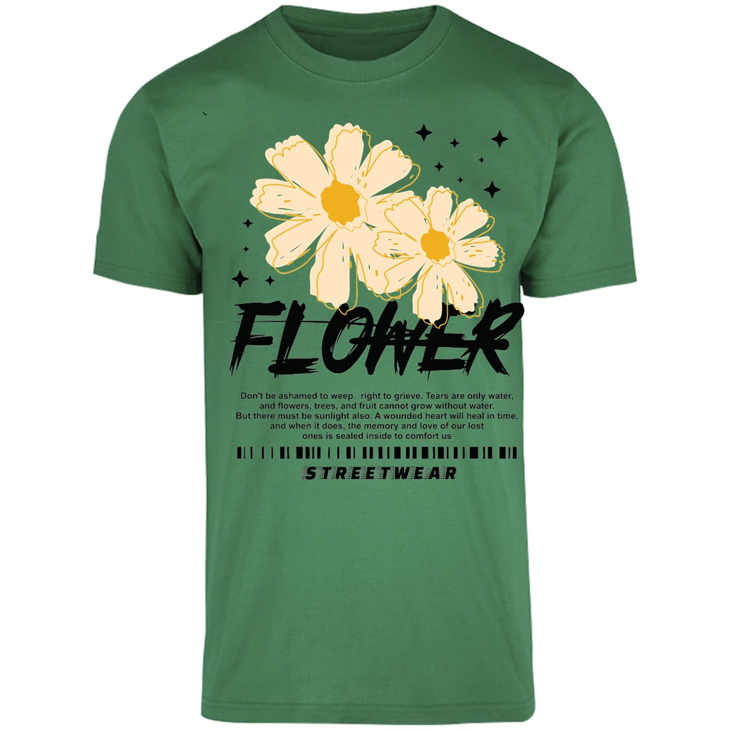 Playera Urbano Style Flower 358 para Adulto 15