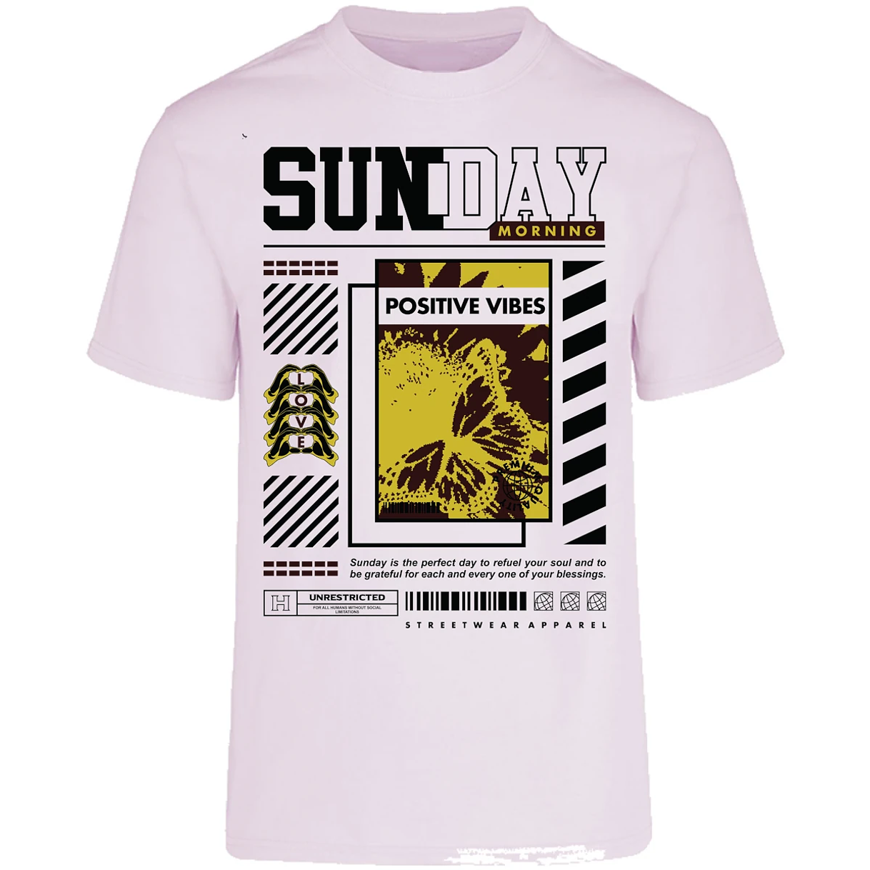 Playera Urbano Style Grateful Perfect Day 92 para Adulto 16