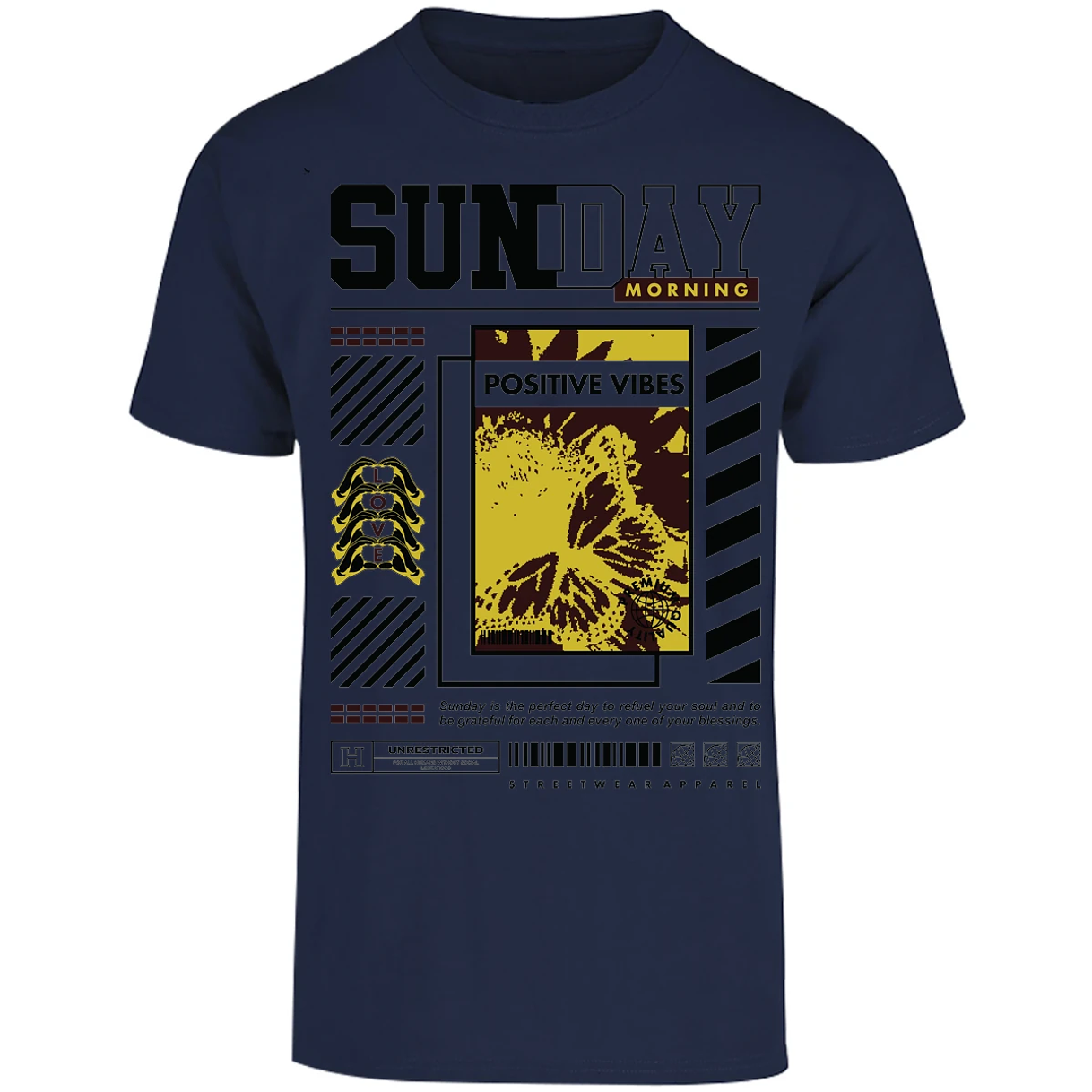 Playera Urbano Style Grateful Perfect Day 92 para Adulto 21