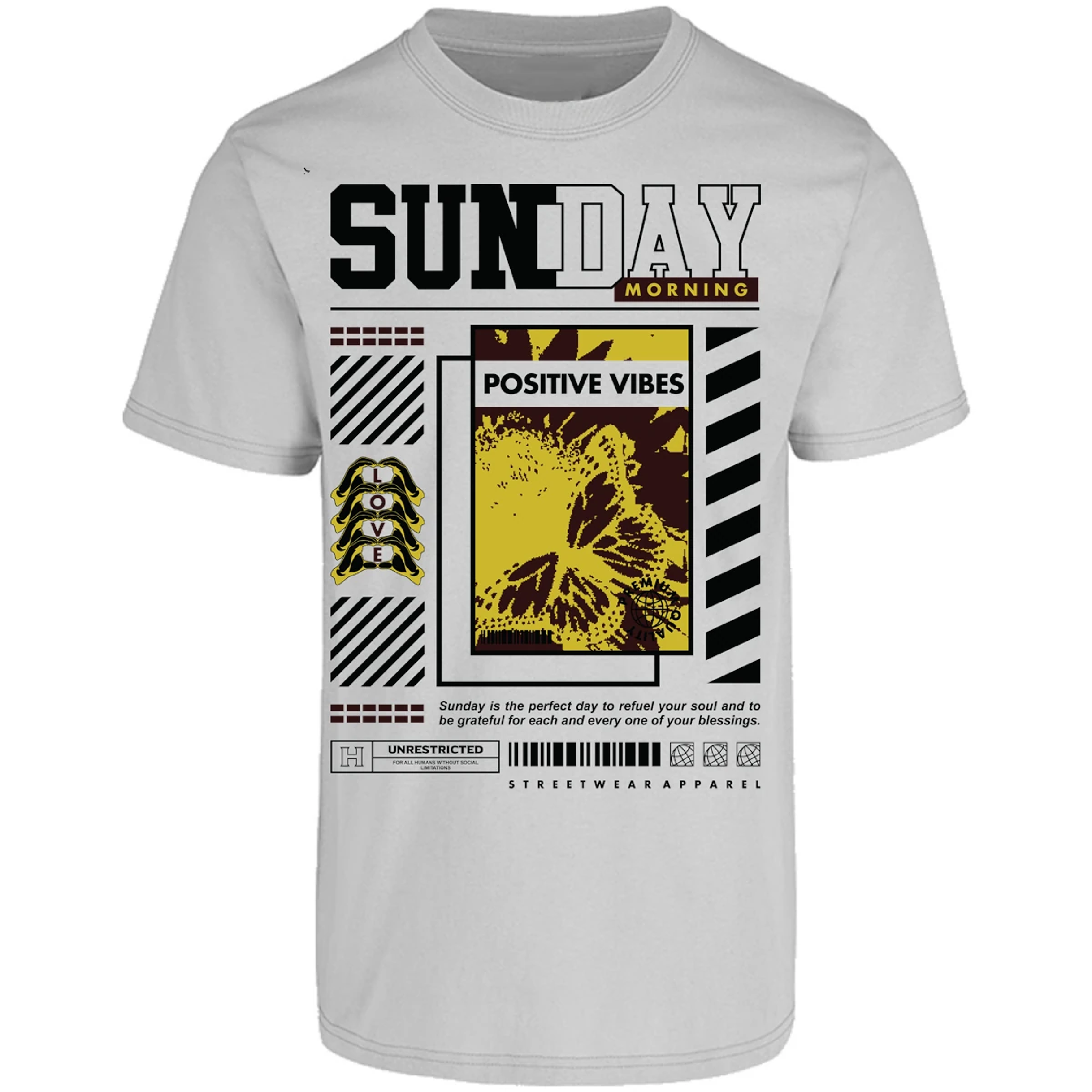 Playera Urbano Style Grateful Perfect Day 92 para Adulto 19