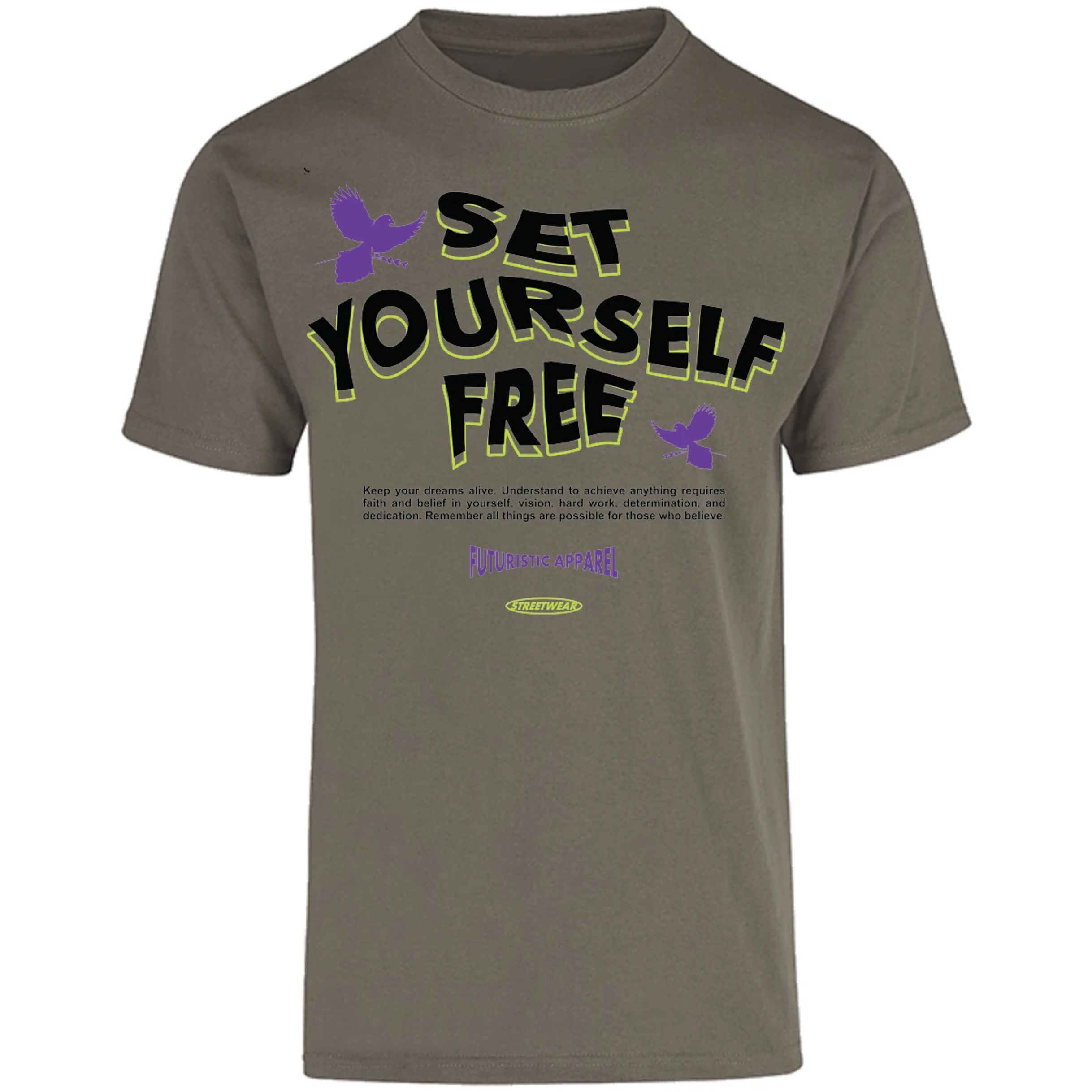 Playera Urbano Style Set Yourself Free 224 para Adulto 22