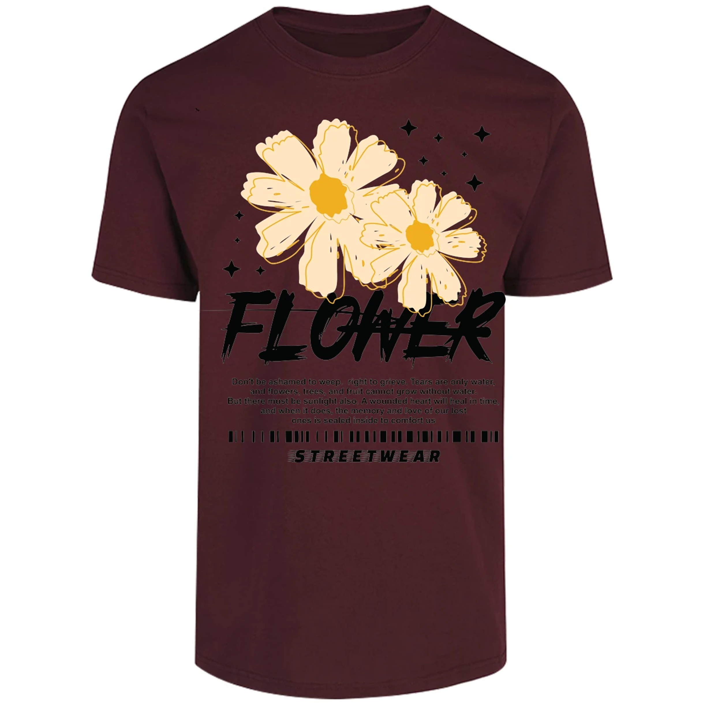 Playera Urbano Style Flower 358 para Adulto 10