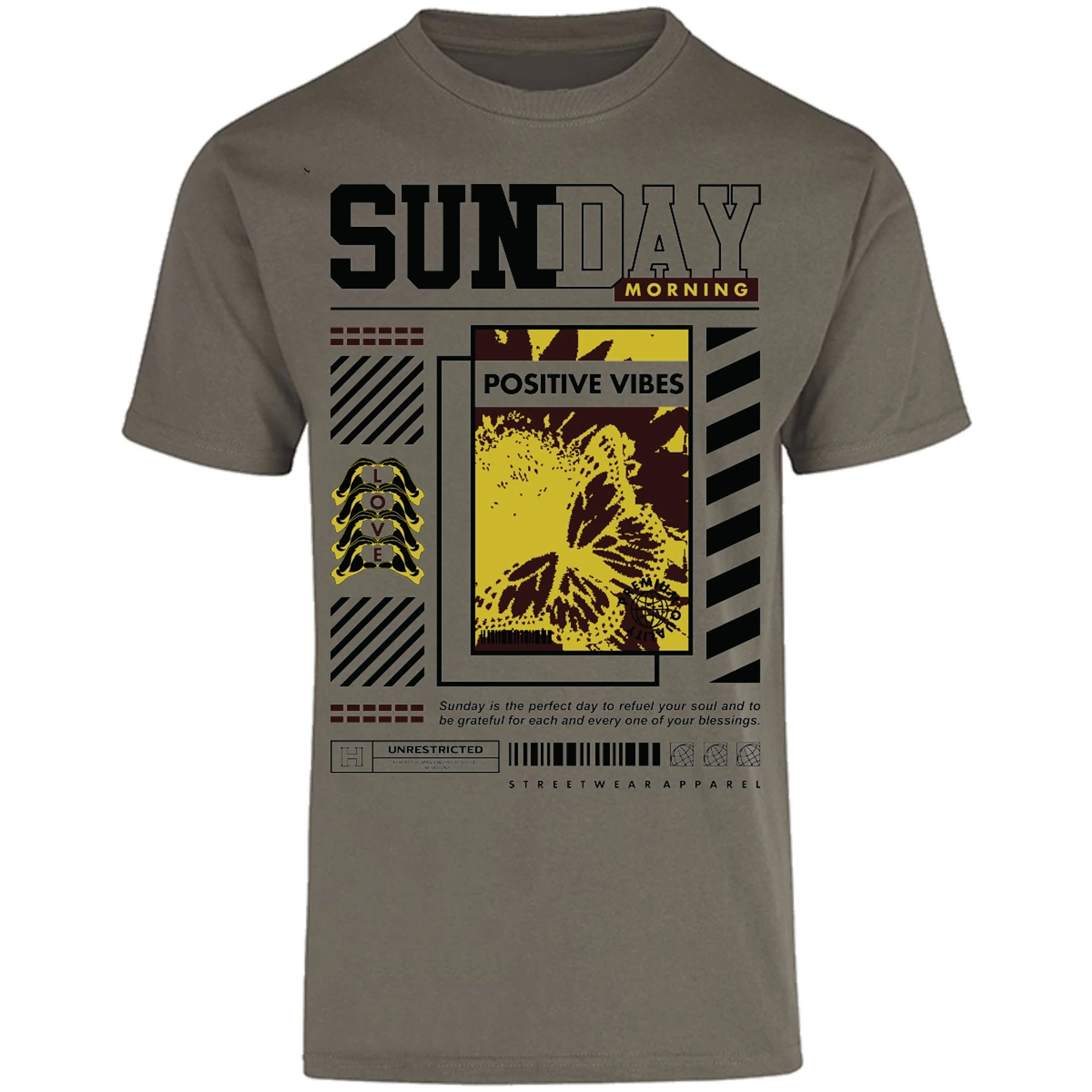 Playera Urbano Style Grateful Perfect Day 92 para Adulto 22