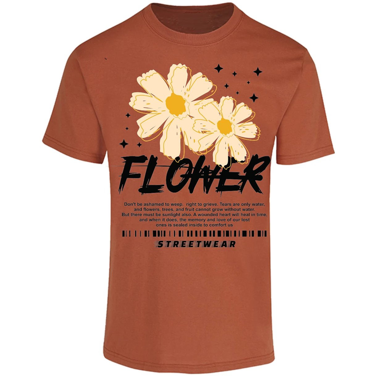 Playera Urbano Style Flower 358 para Adulto 19