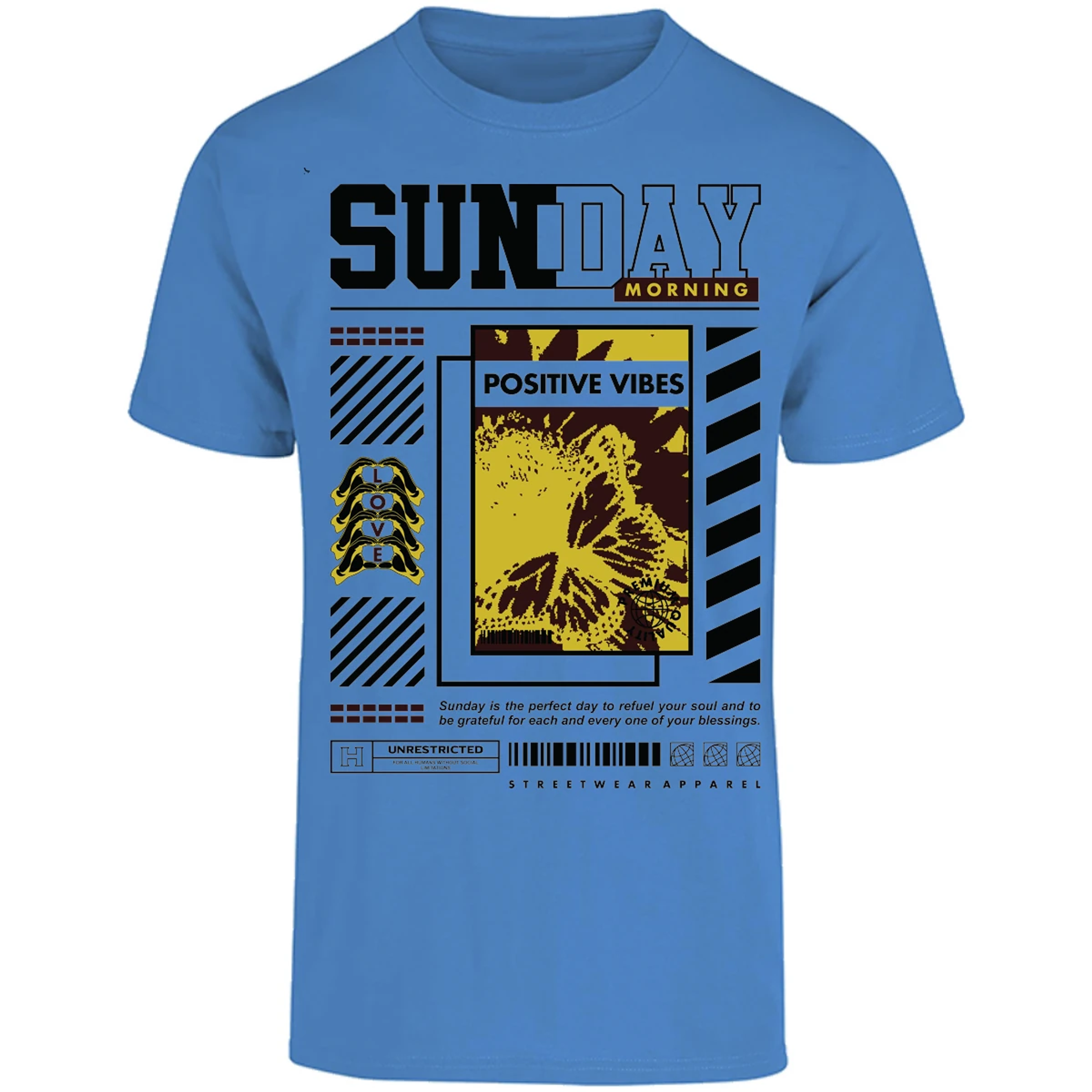 Playera Urbano Style Grateful Perfect Day 92 para Adulto 28