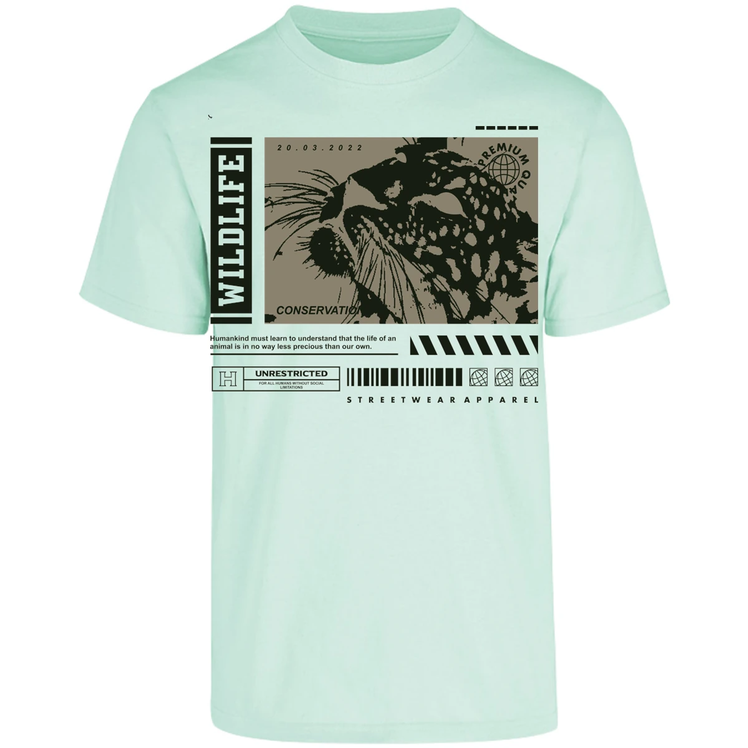 Playera Urbano Style Wildlife Conser Precious 94 para Adulto 30