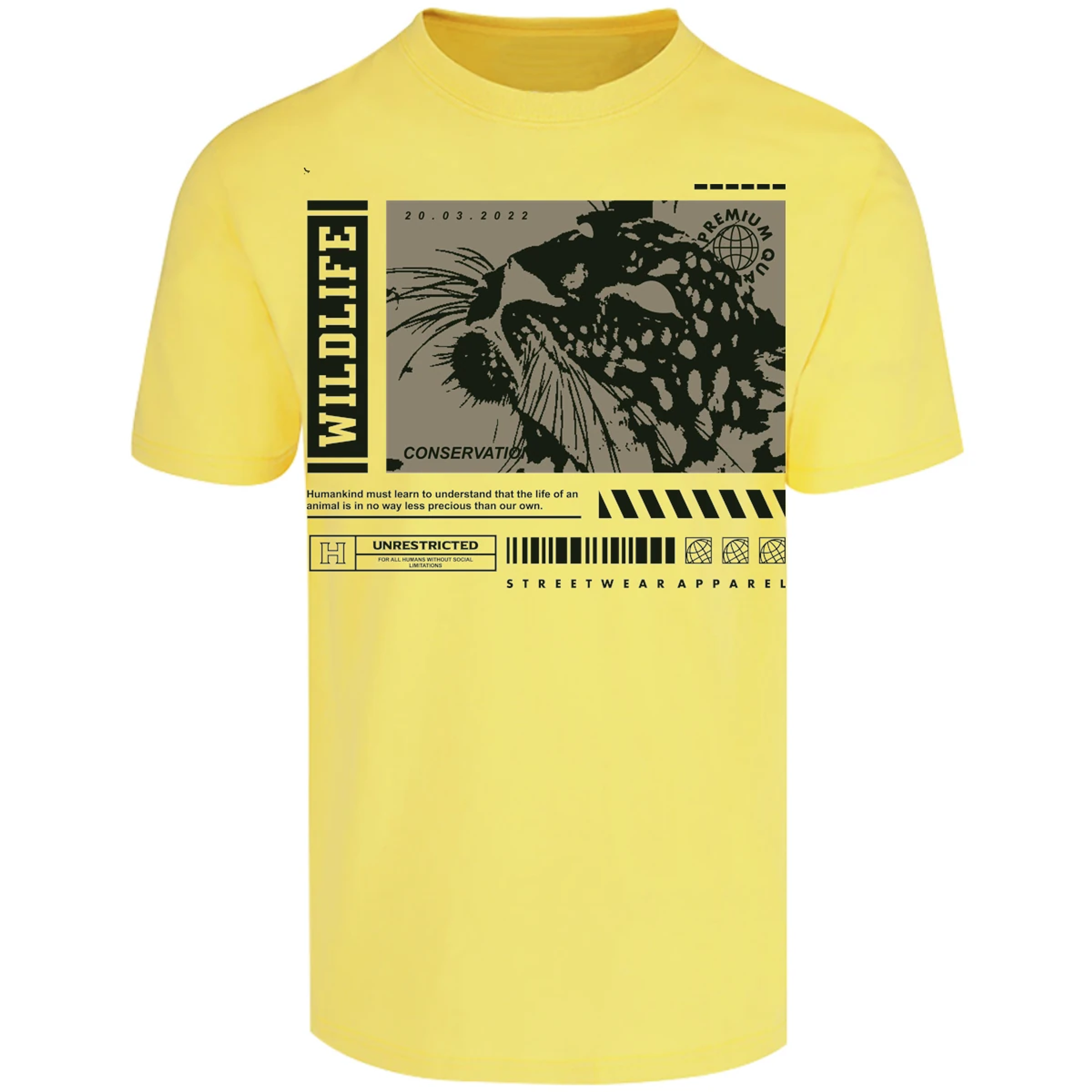 Playera Urbano Style Wildlife Conser Precious 94 para Adulto 9