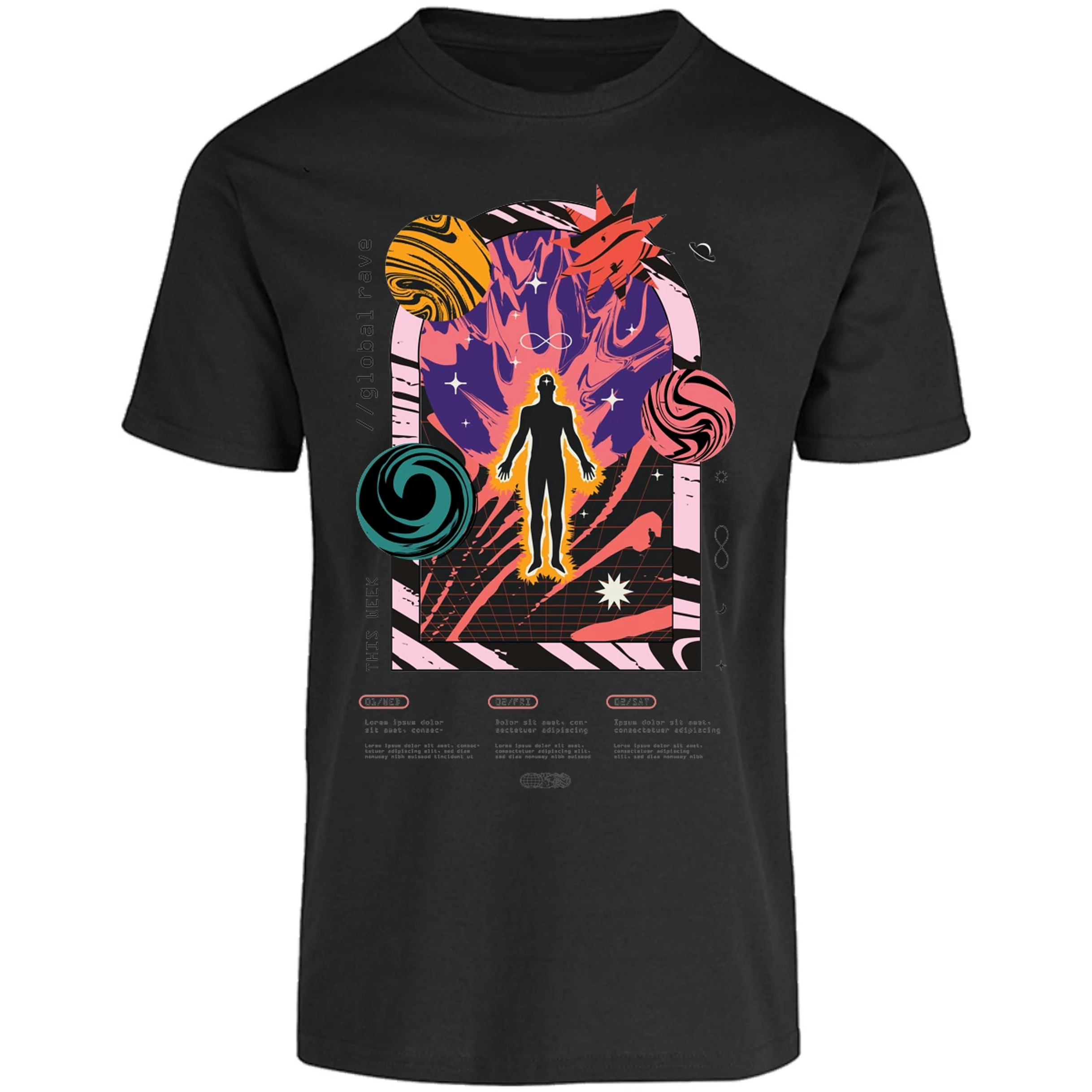 Playera Urbano Style Global Rave 194 para Adulto 16