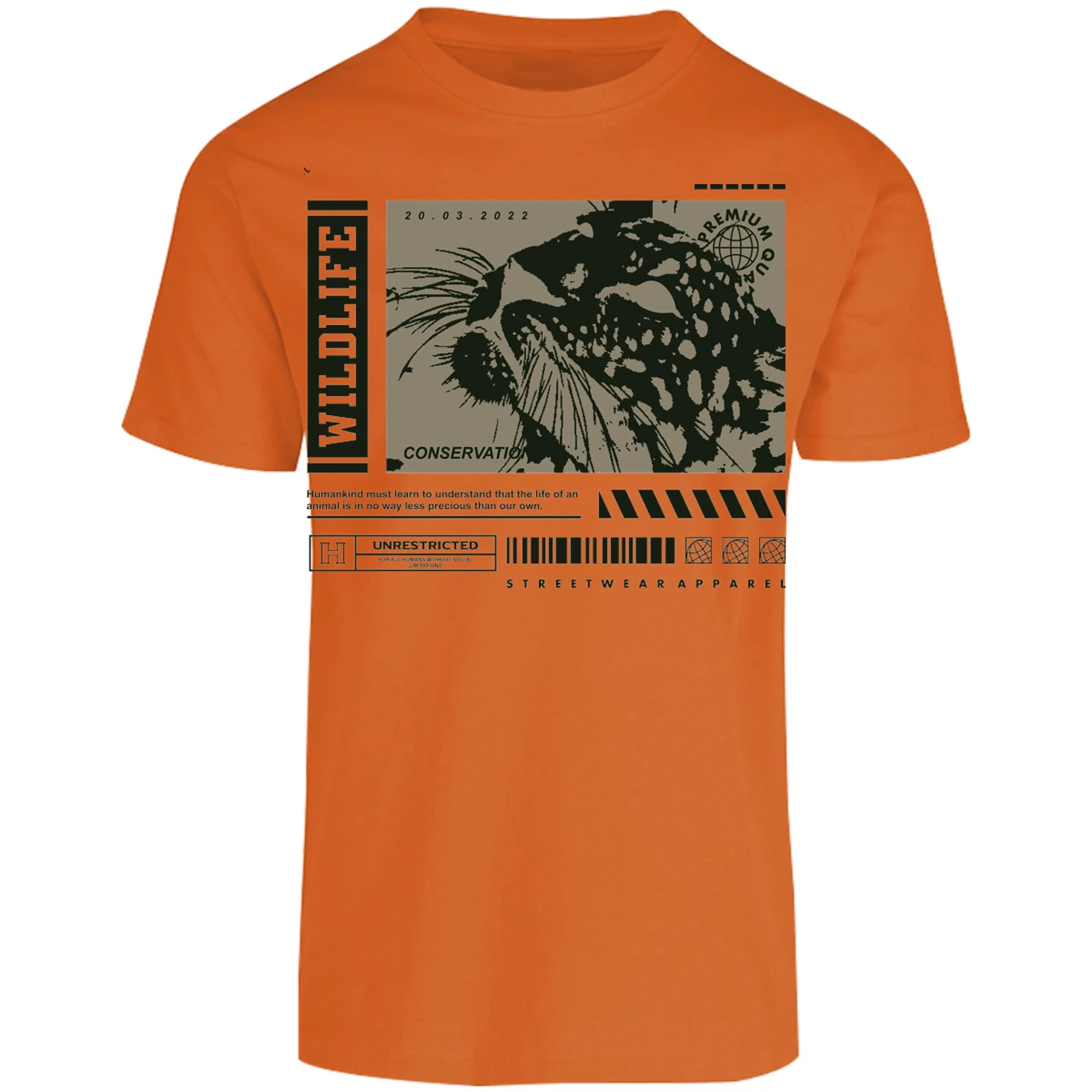 Playera Urbano Style Wildlife Conser Precious 94 para Adulto 27