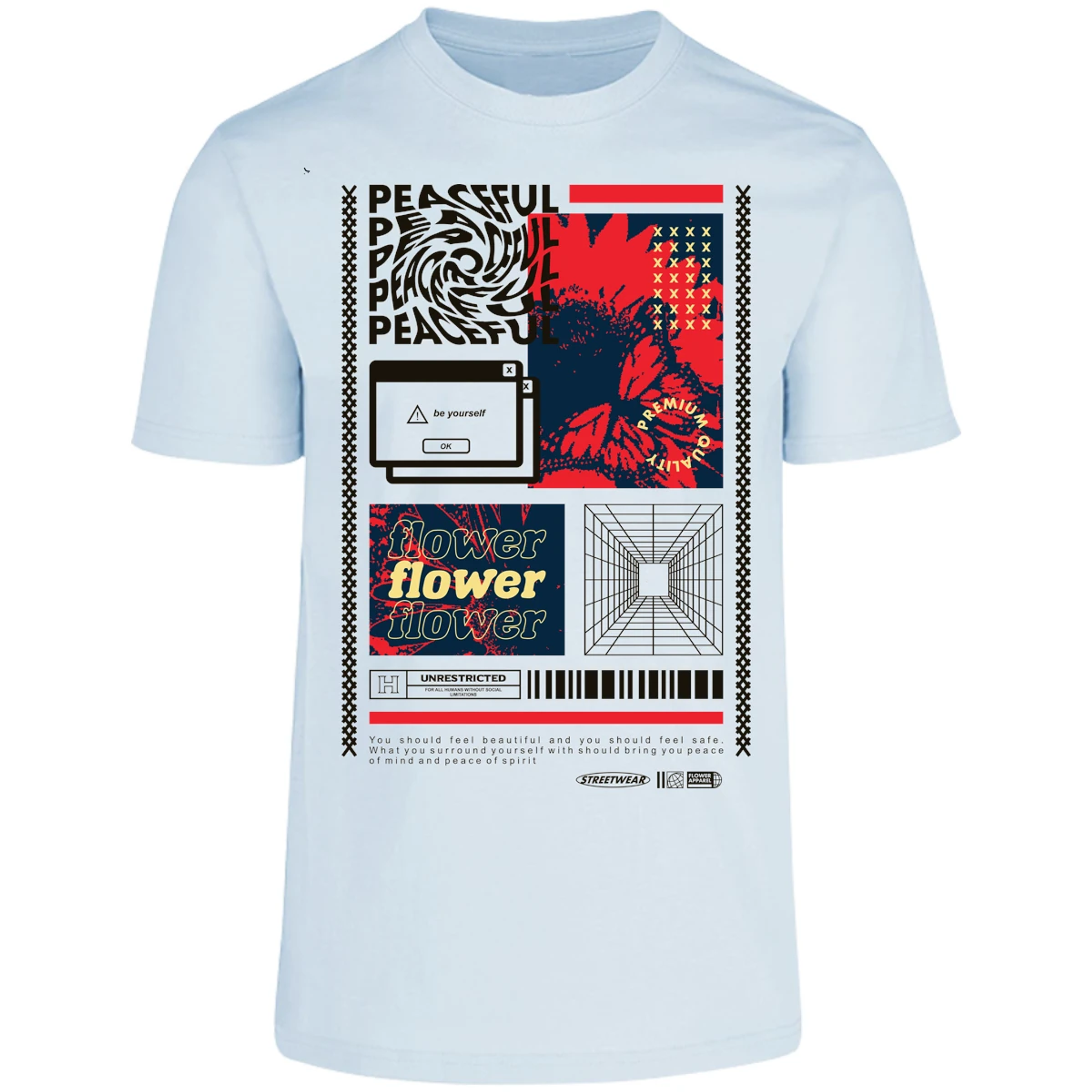 Playera Urbano Style Peaceful 88 para Adulto 15