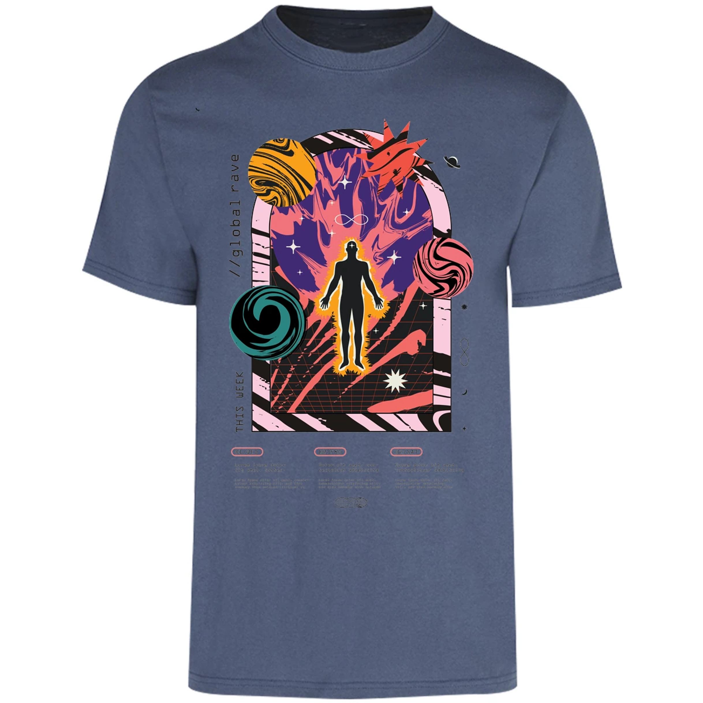 Playera Urbano Style Global Rave 194 para Adulto 2