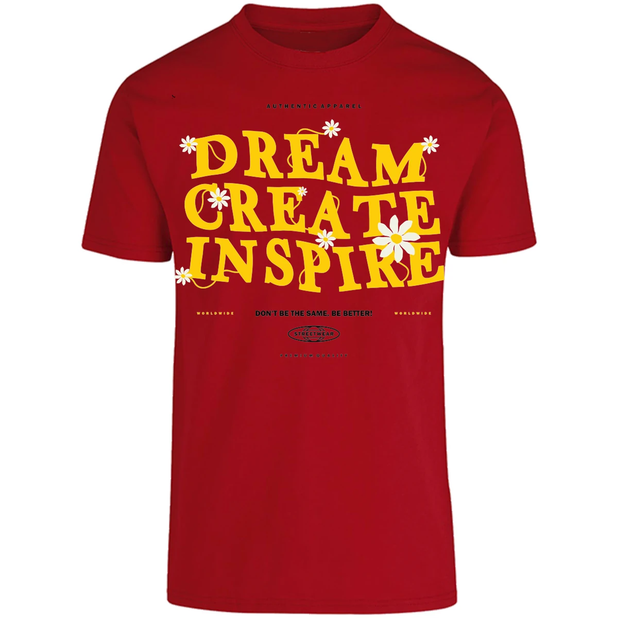 Playera Urbano Style Dream Create Inspire 360 para Adulto 7