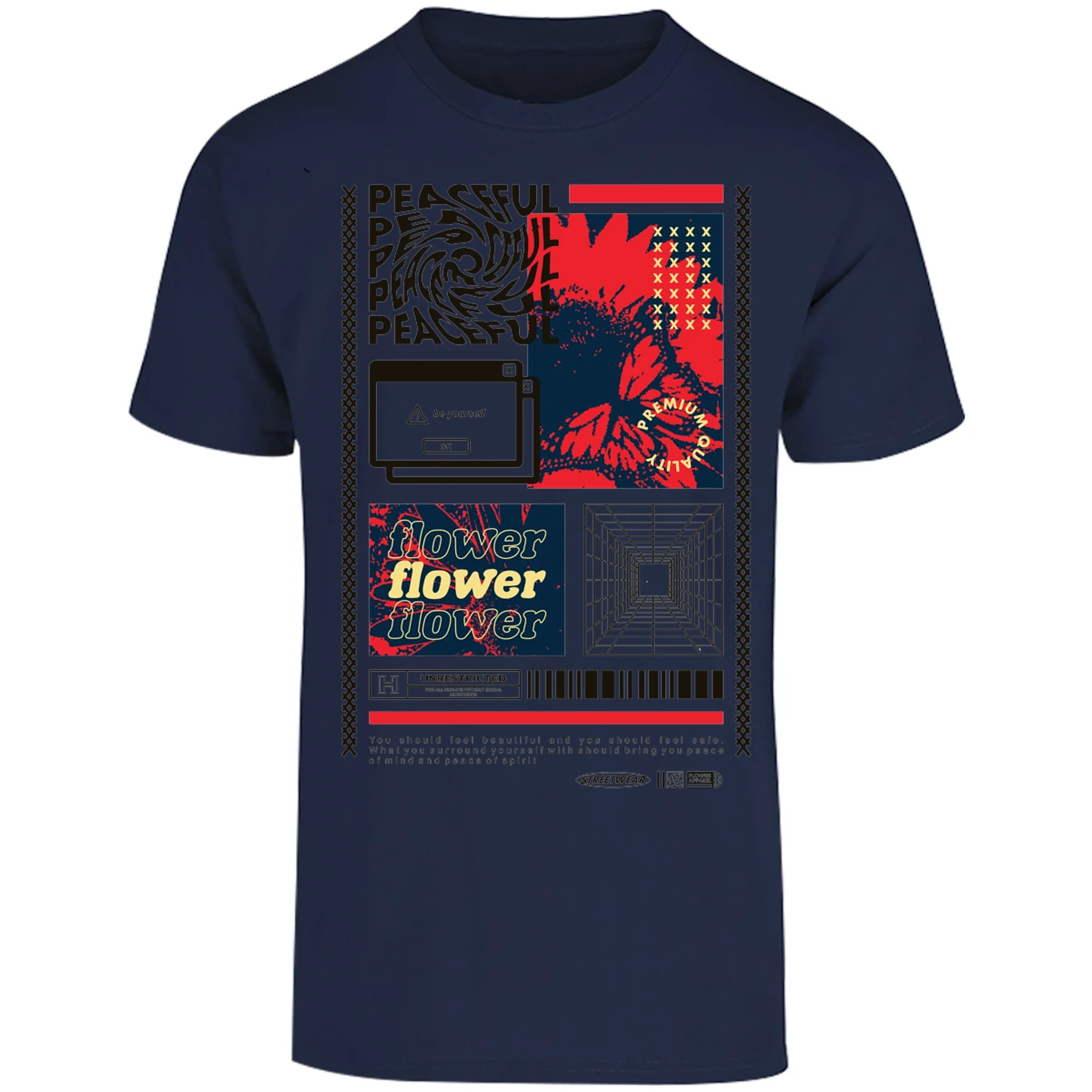 Playera Urbano Style Peaceful 88 para Adulto 6