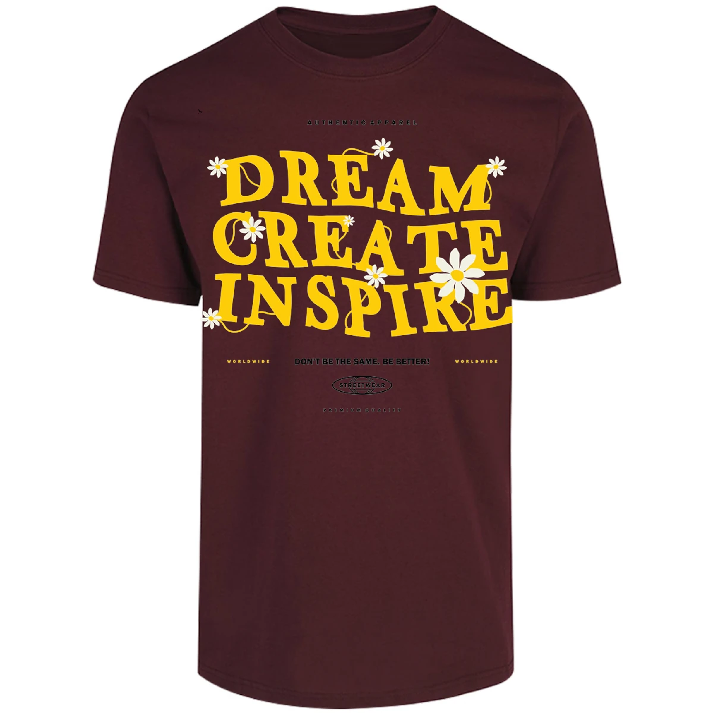 Playera Urbano Style Dream Create Inspire 360 para Adulto 11