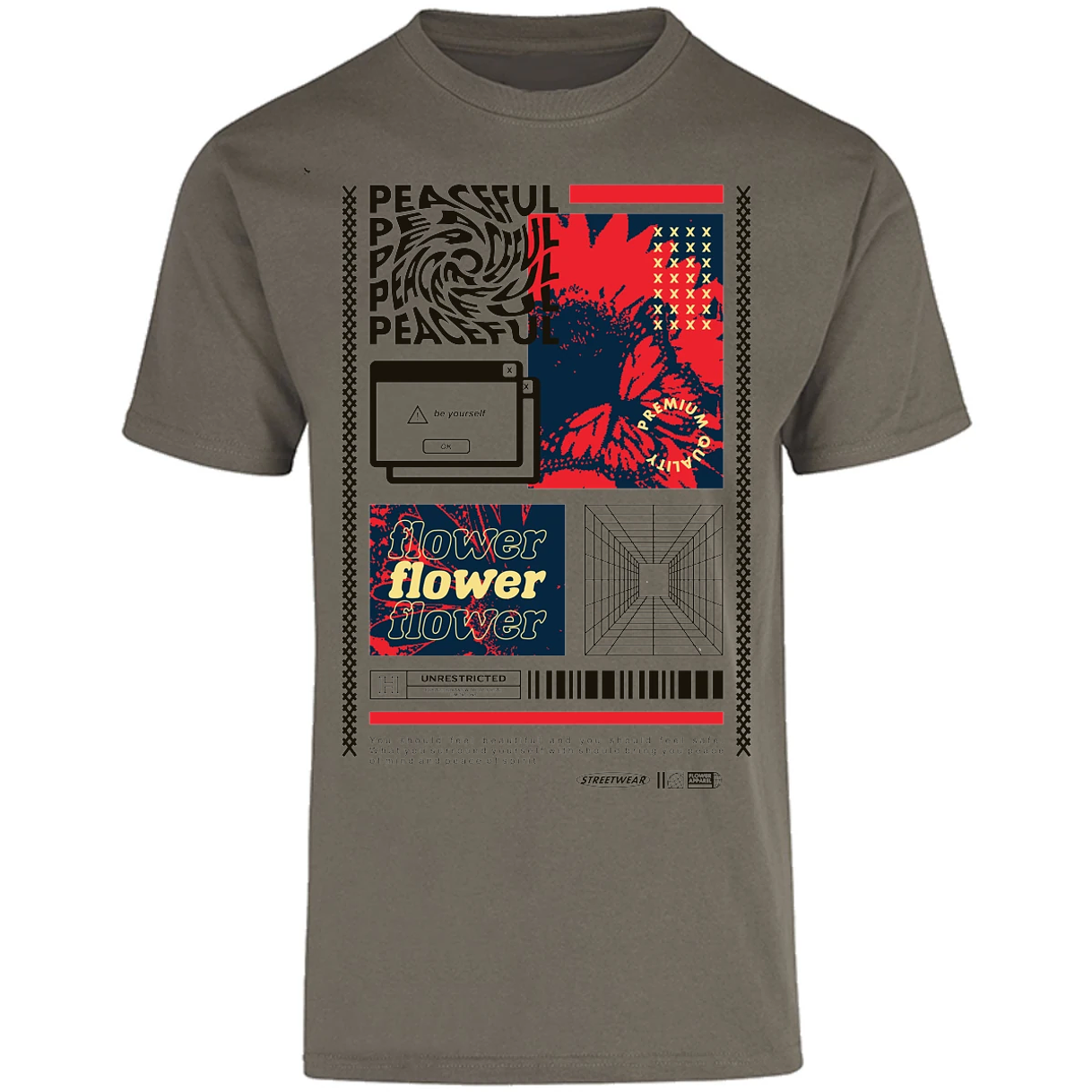 Playera Urbano Style Peaceful 88 para Adulto 25