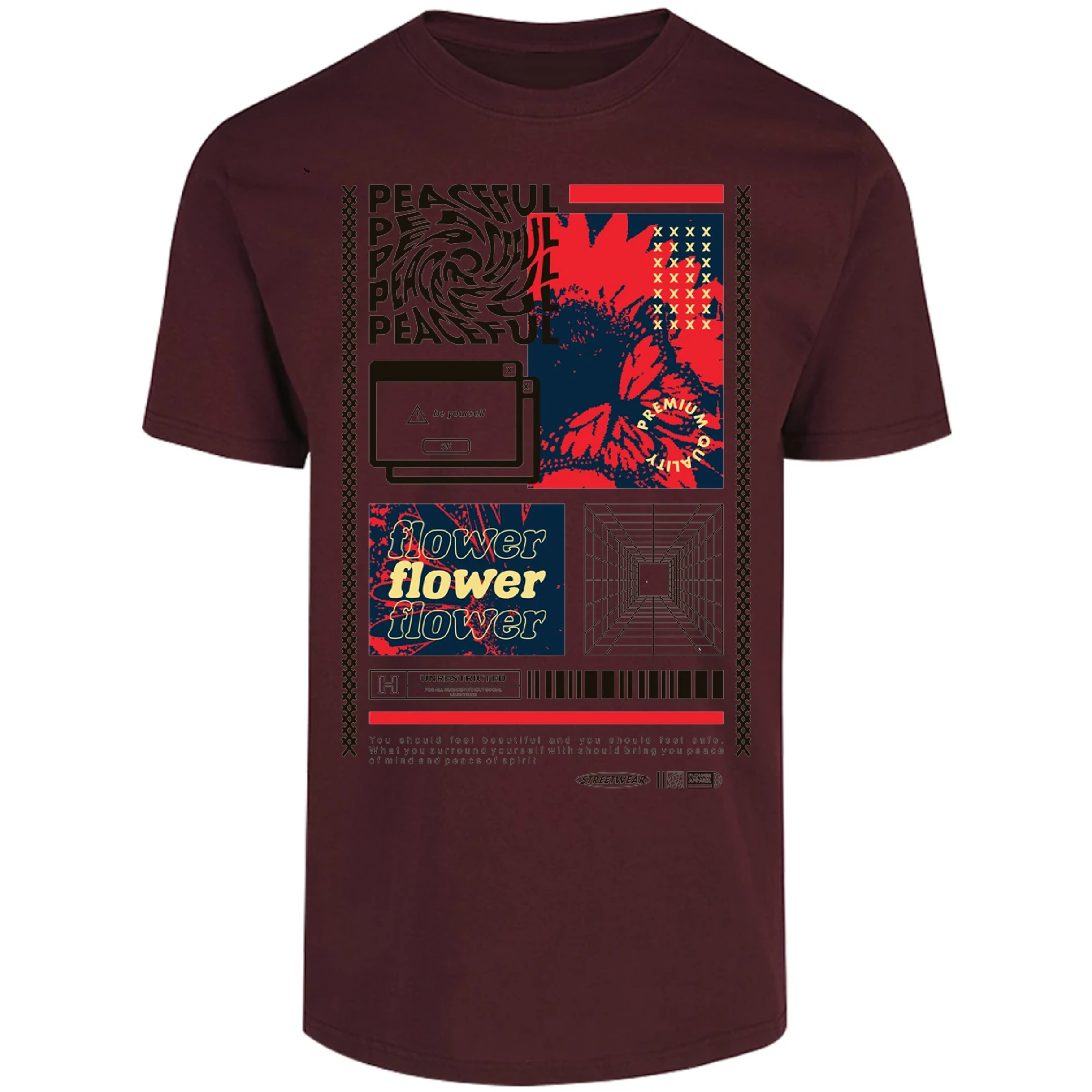 Playera Urbano Style Peaceful 88 para Adulto 29