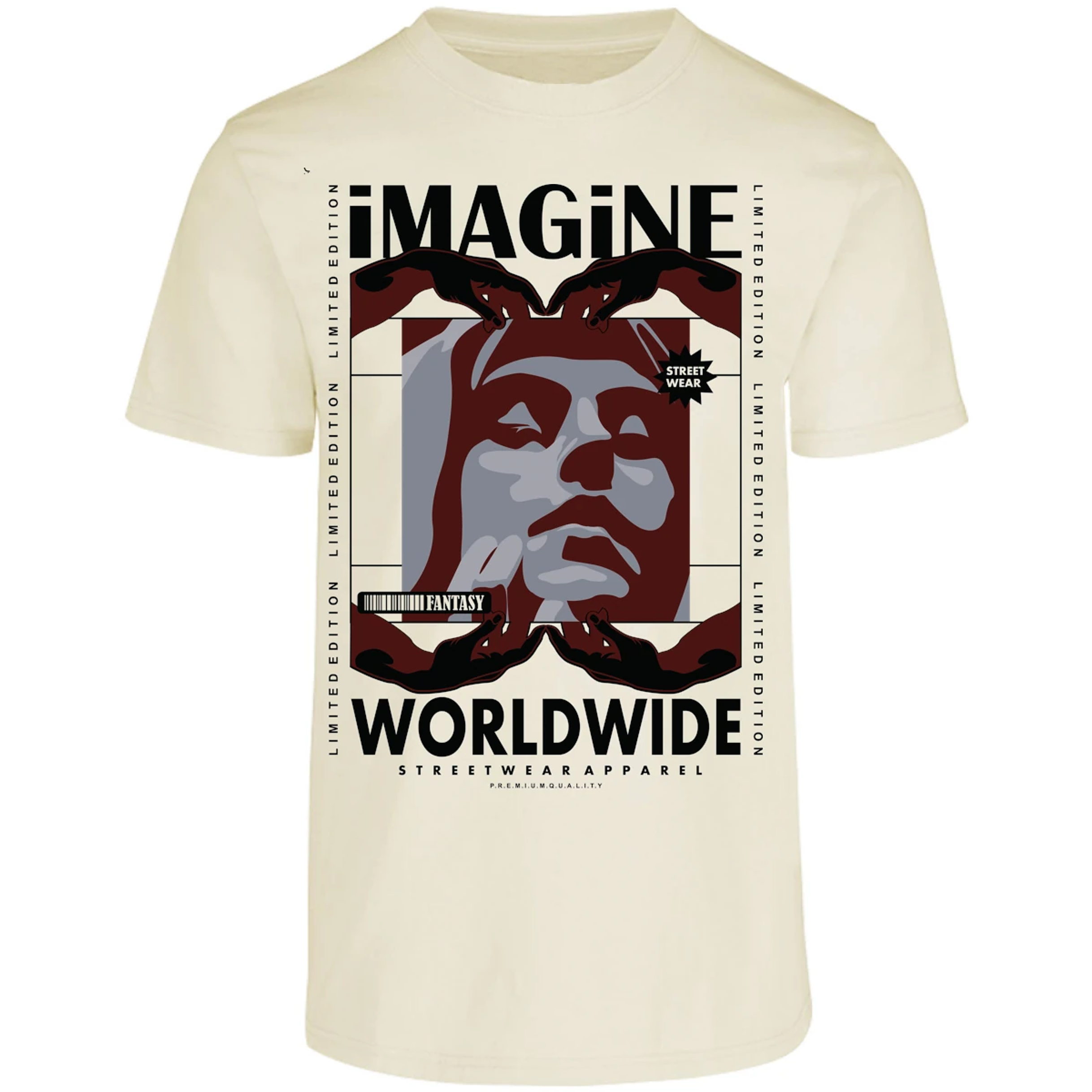 Playera Urbano Style Imagine Worldwide 172 para Adulto 15