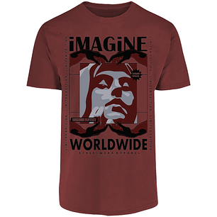 Playera Urbano Style Imagine Worldwide 172 para Adulto