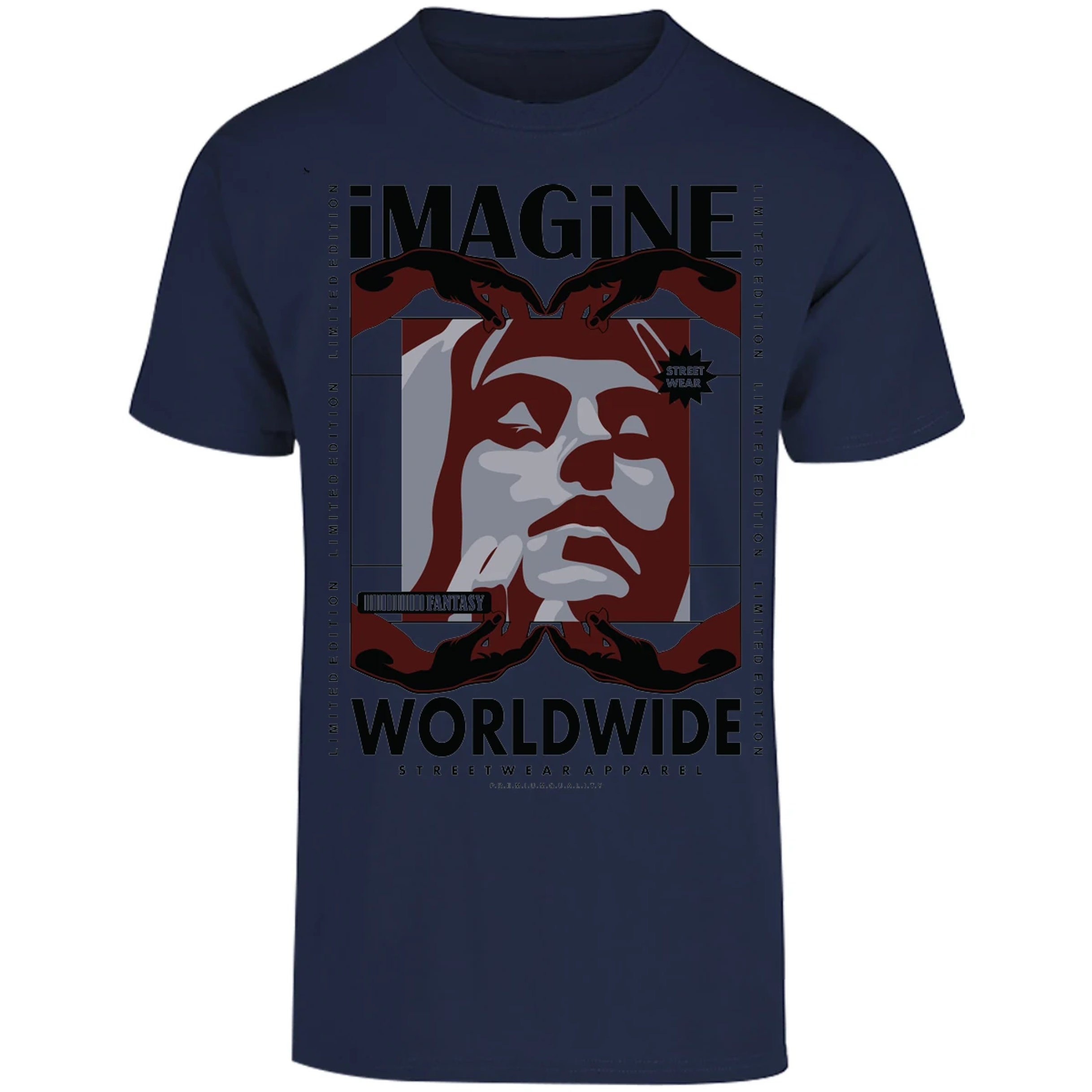 Playera Urbano Style Imagine Worldwide 172 para Adulto 10