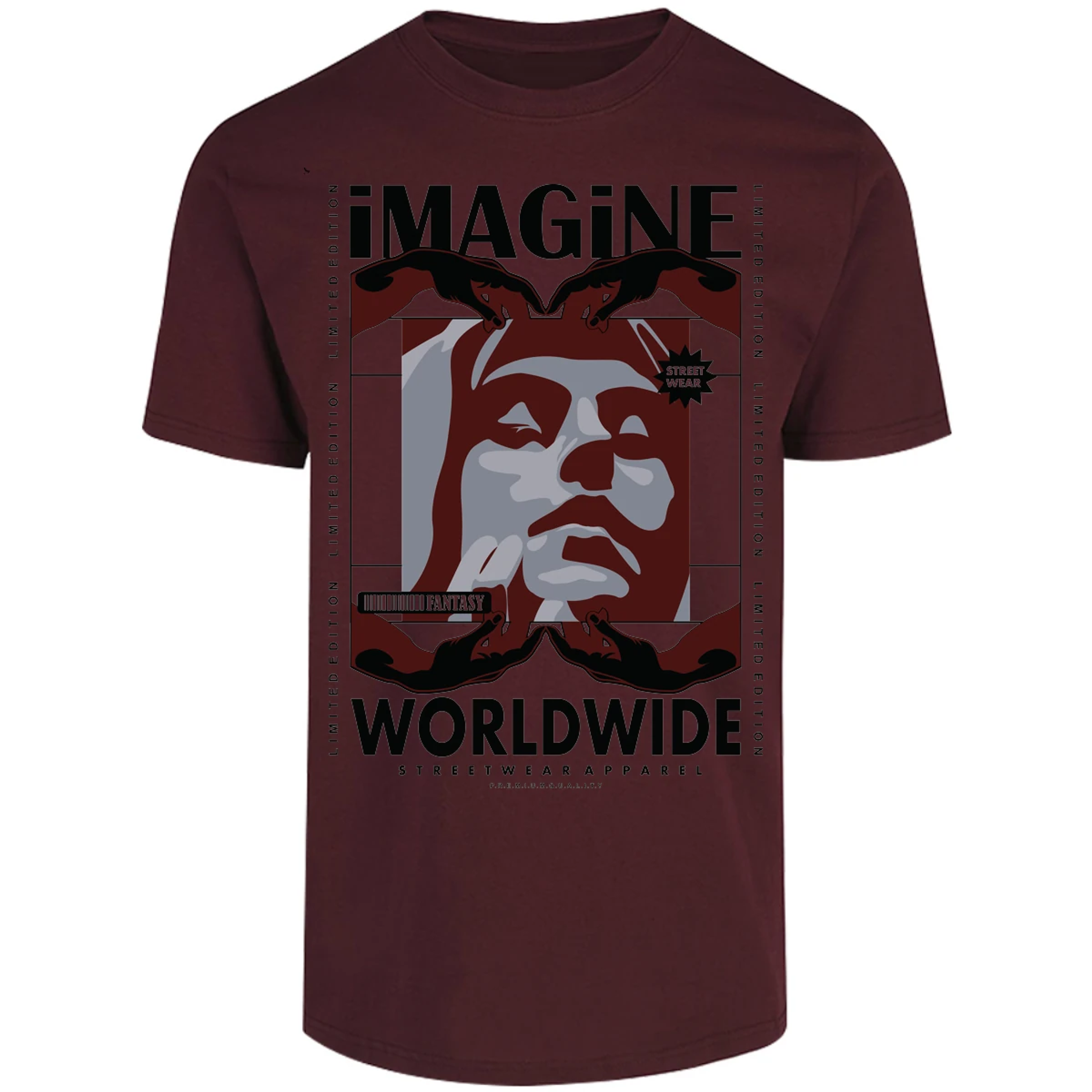 Playera Urbano Style Imagine Worldwide 172 para Adulto 30