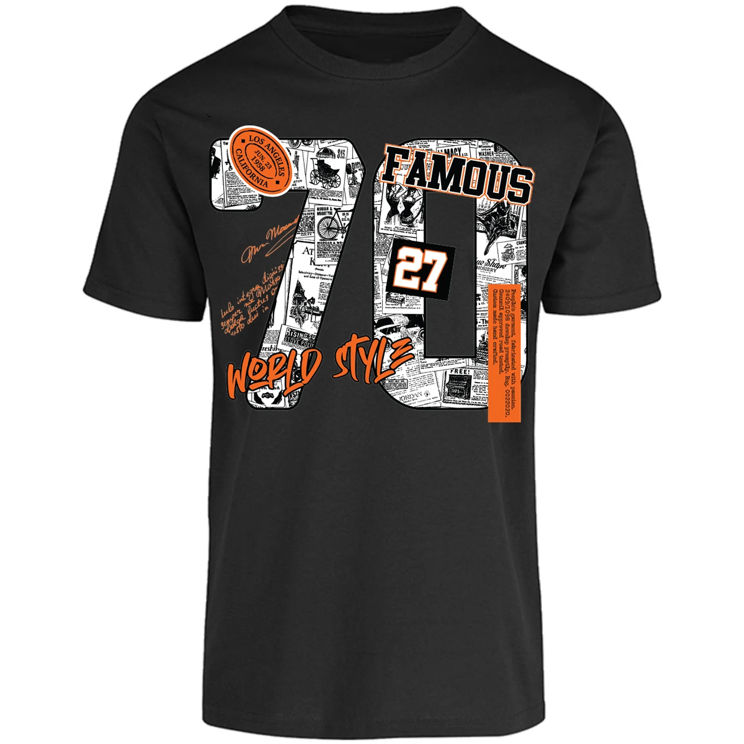 Playera Urbano Style Famous World Style 428 para Adulto 22