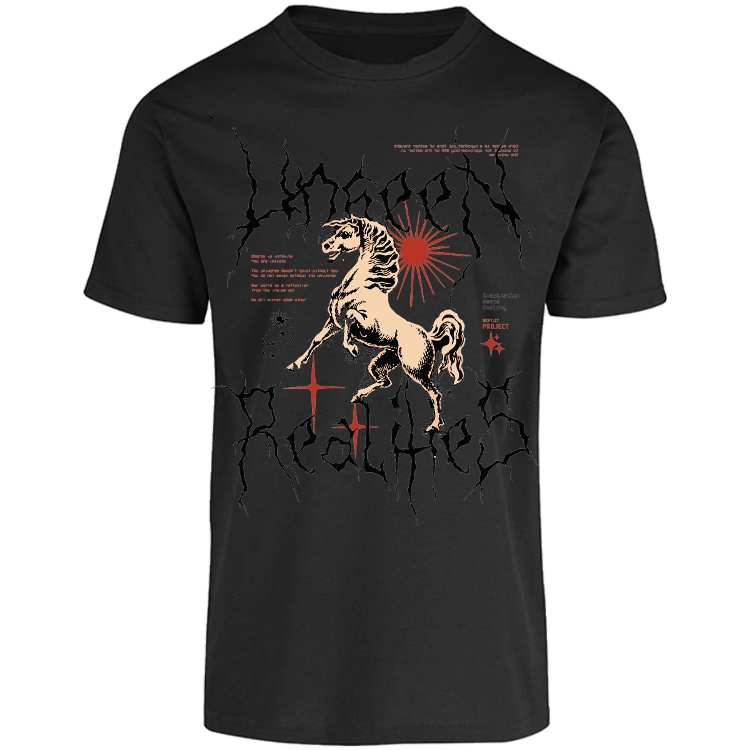 Playera Urbano Style Imagination Reality Project 154 para Adulto 8