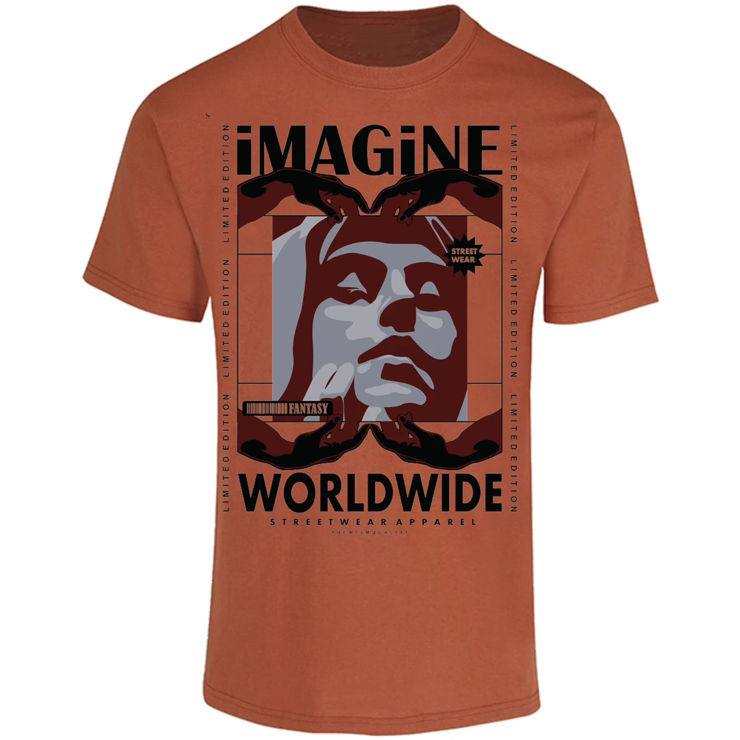 Playera Urbano Style Imagine Worldwide 172 para Adulto 28