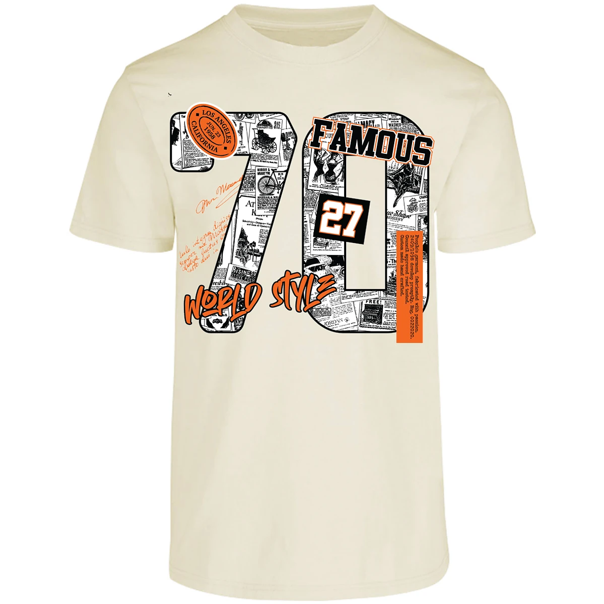 Playera Urbano Style Famous World Style 428 para Adulto 12