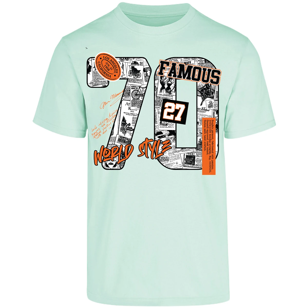 Playera Urbano Style Famous World Style 428 para Adulto 21