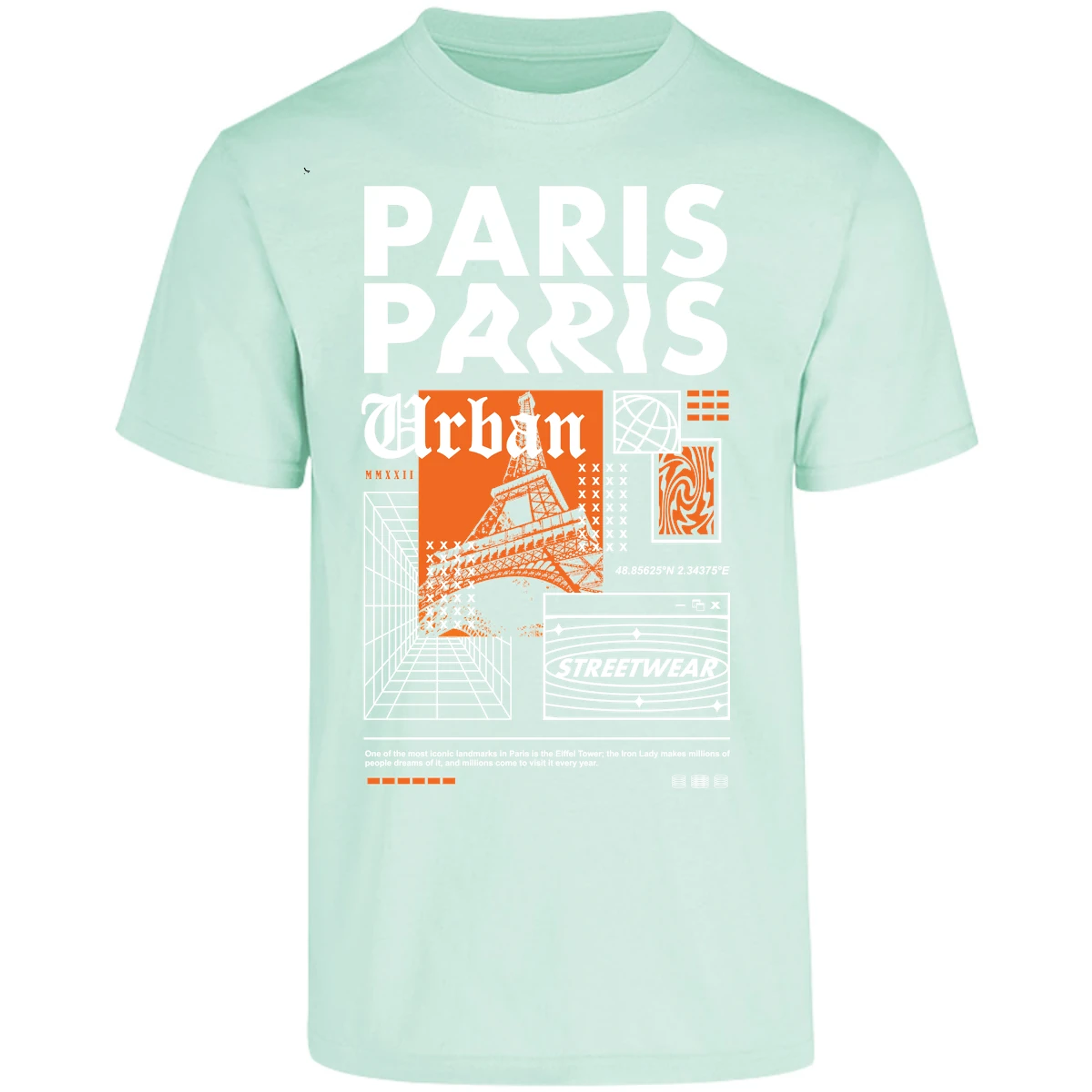 Playera Urbano Style Paris Urban 89 para Adulto 14