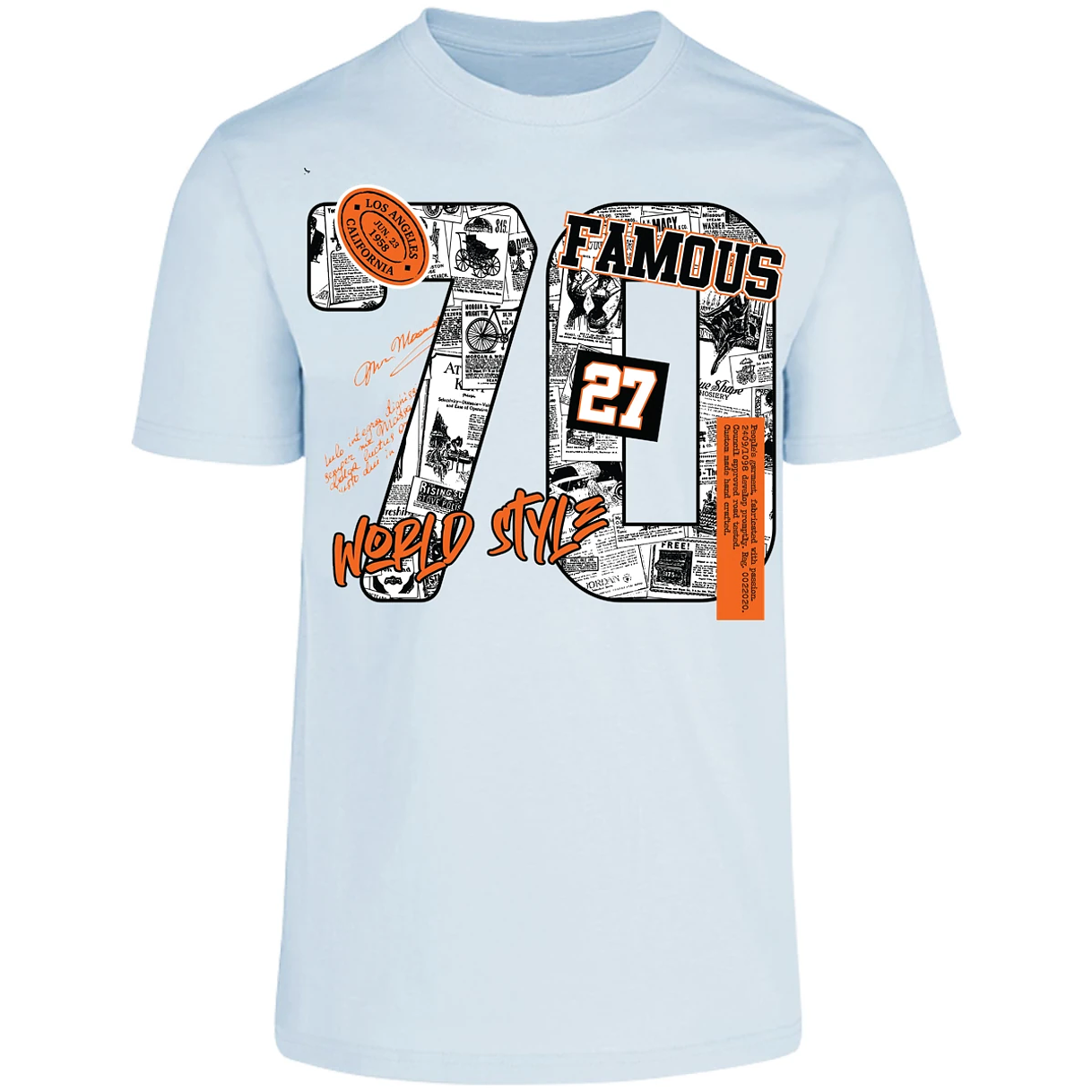 Playera Urbano Style Famous World Style 428 para Adulto 26