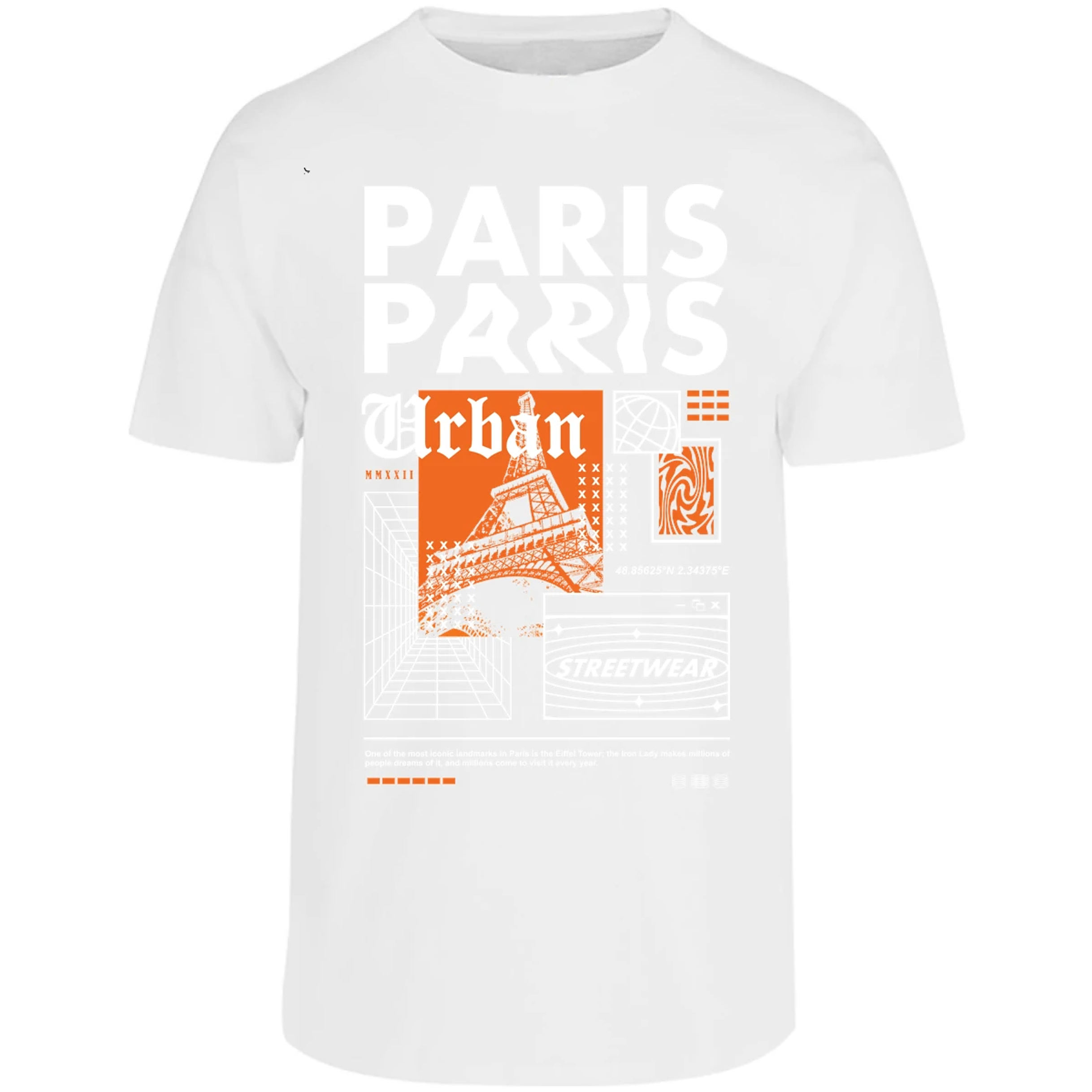 Playera Urbano Style Paris Urban 89 para Adulto 17