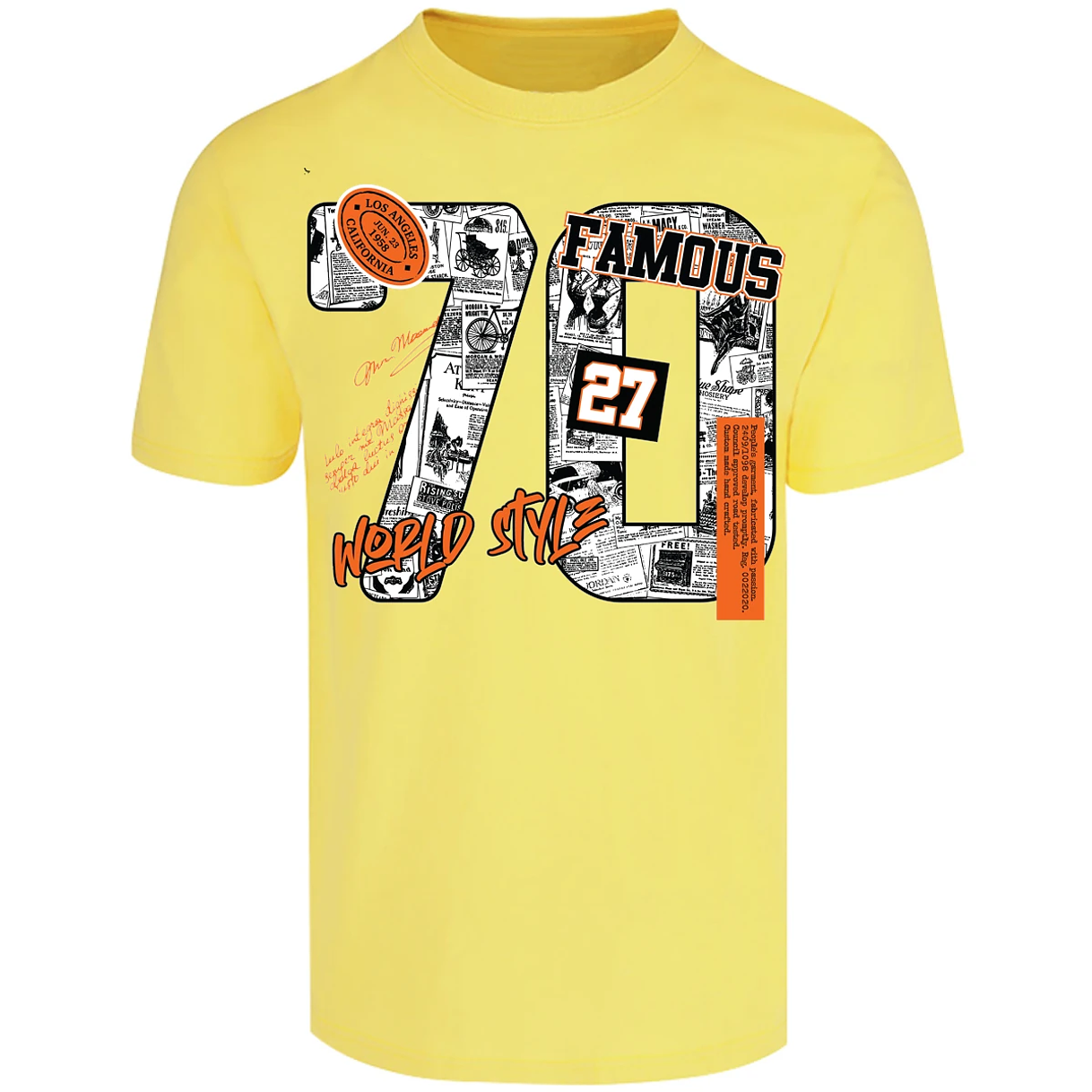 Playera Urbano Style Famous World Style 428 para Adulto 7