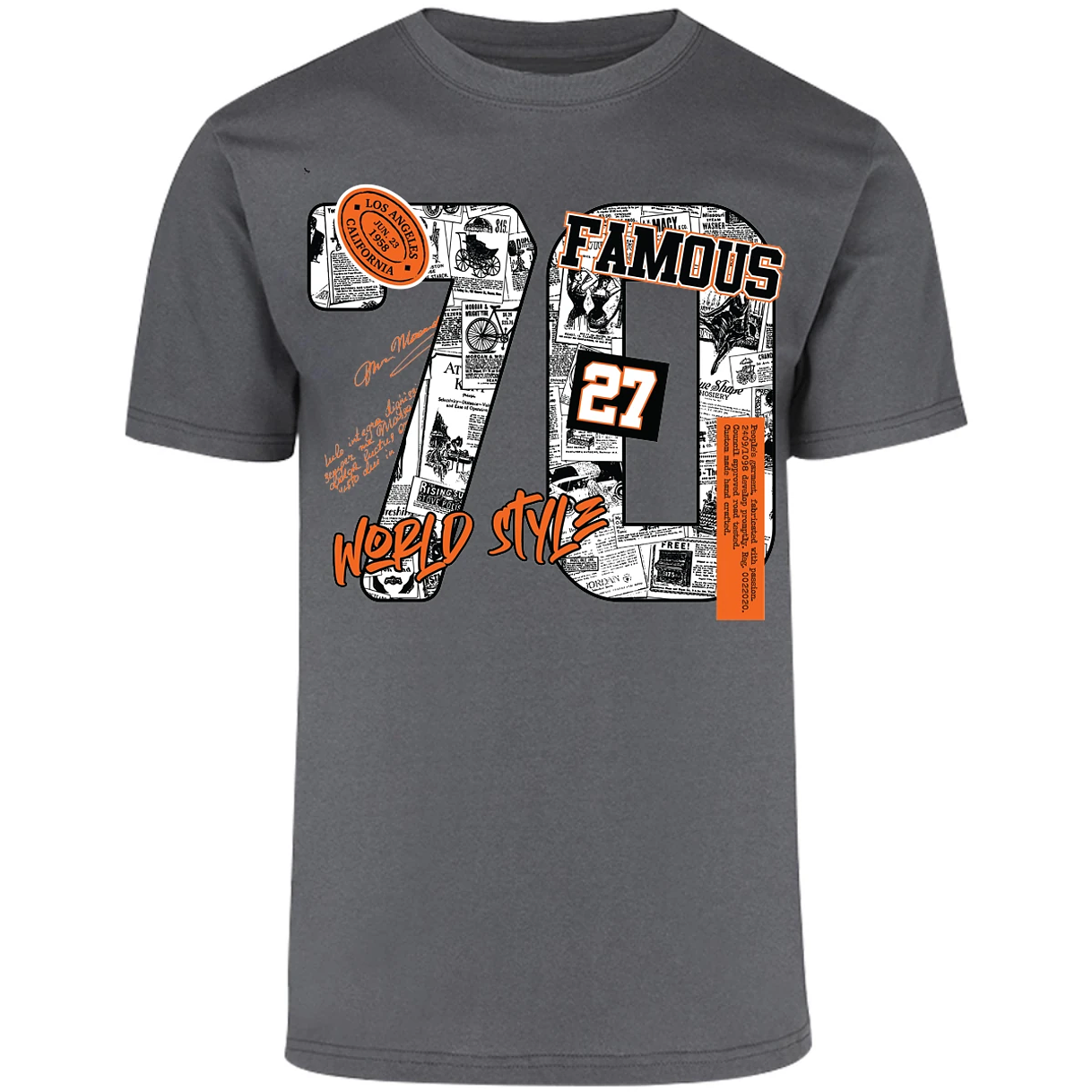 Playera Urbano Style Famous World Style 428 para Adulto 14