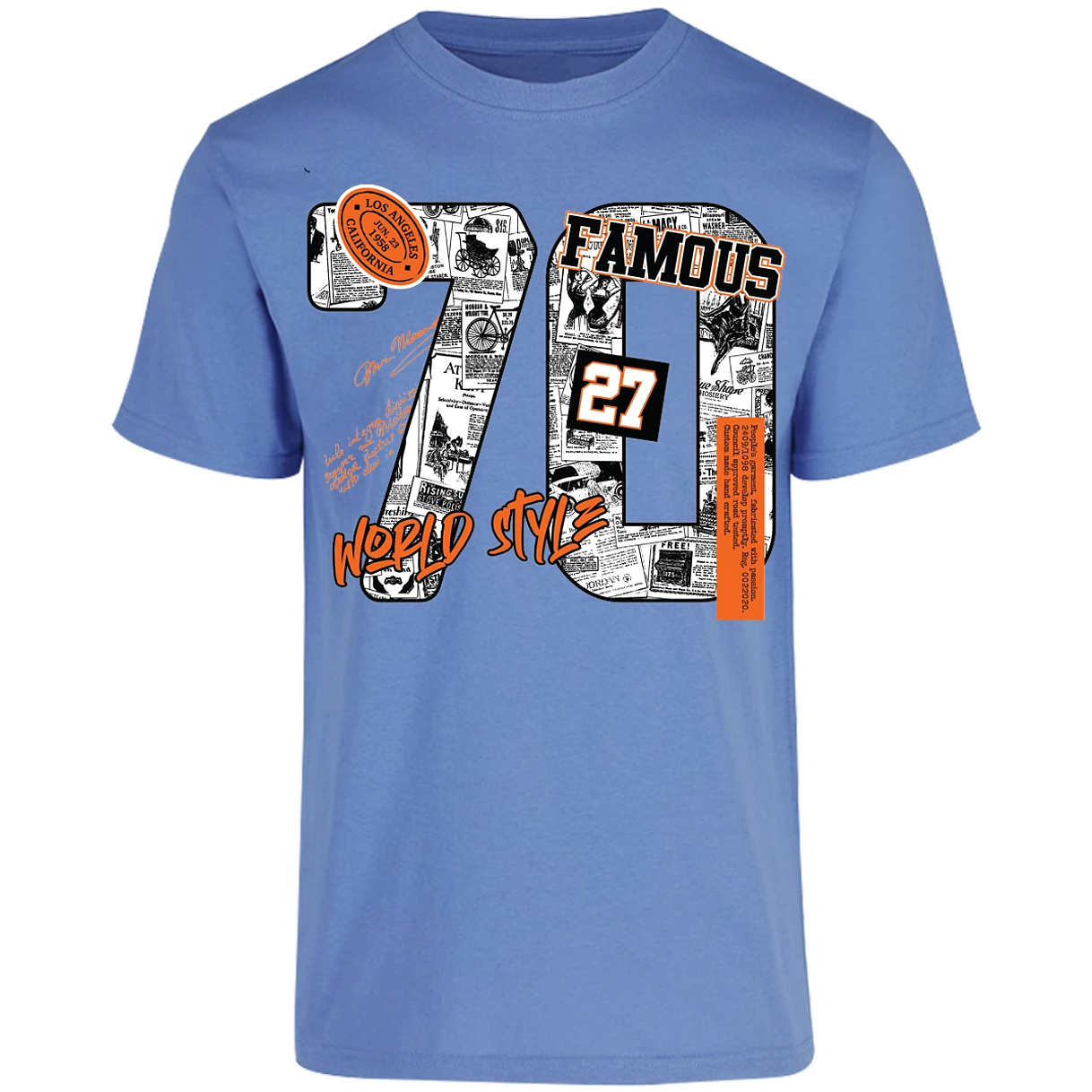 Playera Urbano Style Famous World Style 428 para Adulto 8