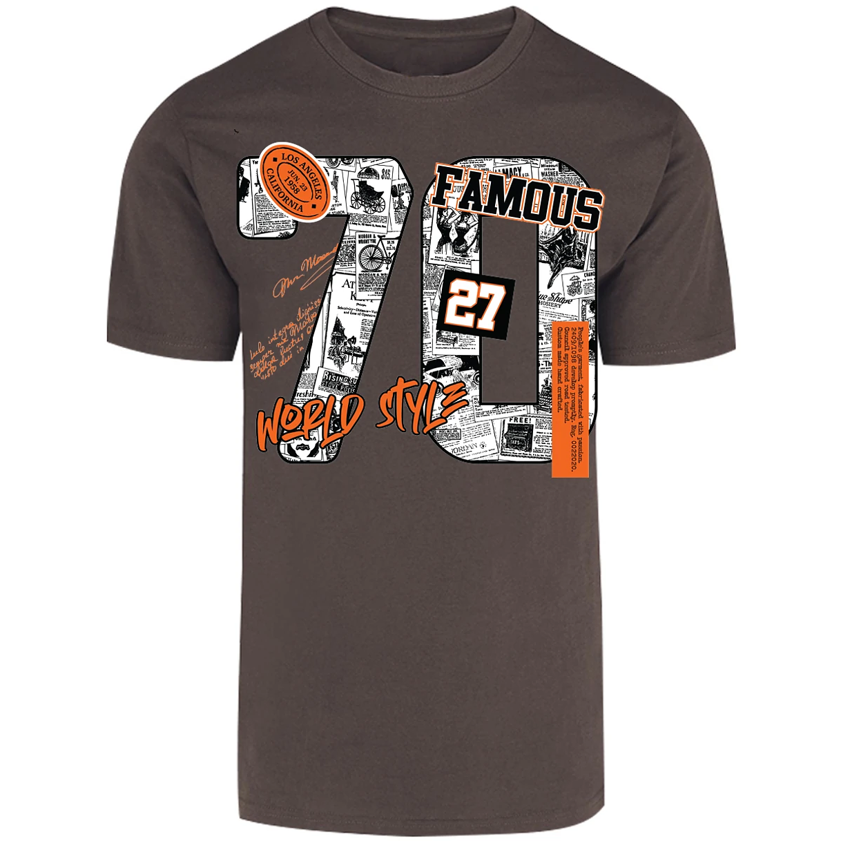 Playera Urbano Style Famous World Style 428 para Adulto 24