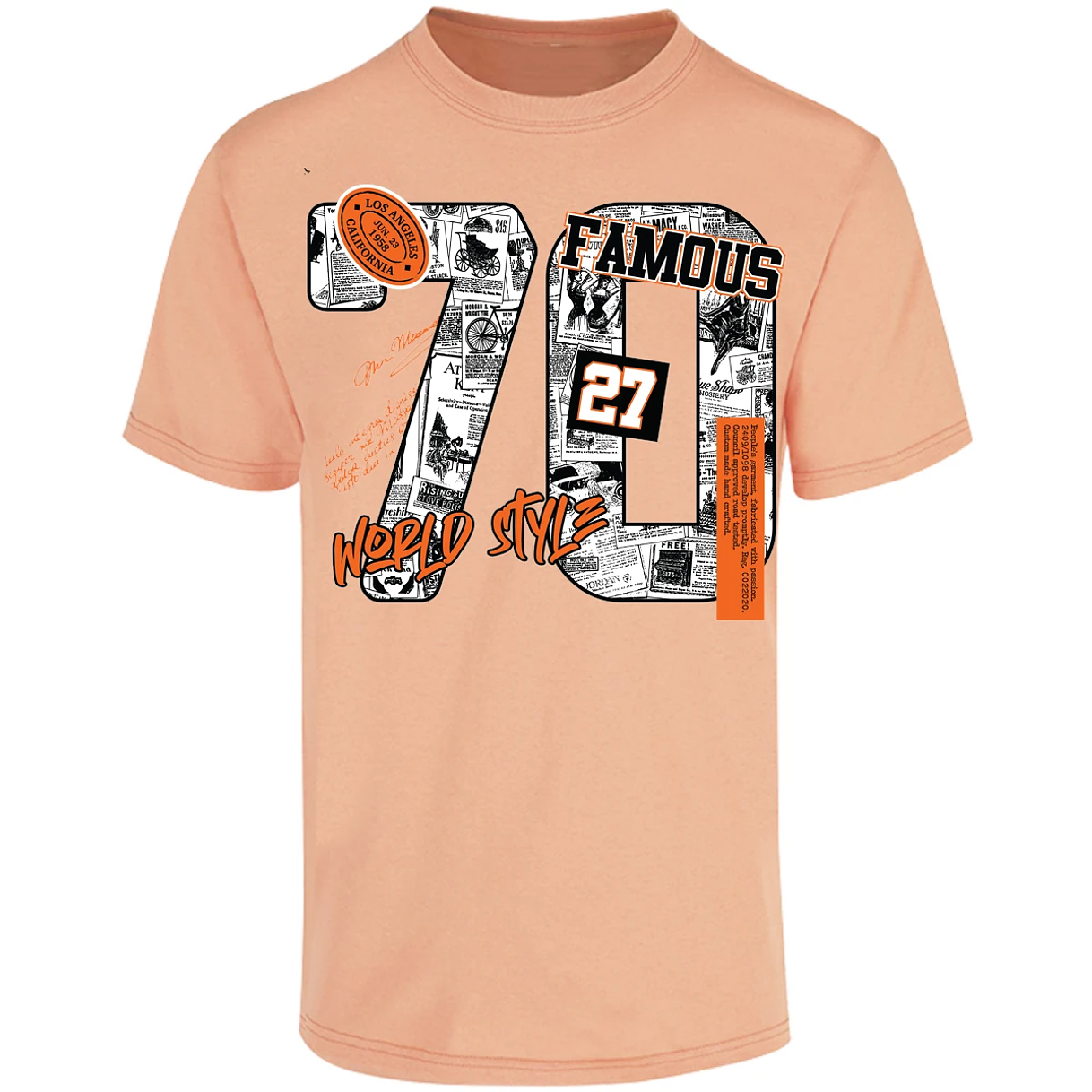 Playera Urbano Style Famous World Style 428 para Adulto 1