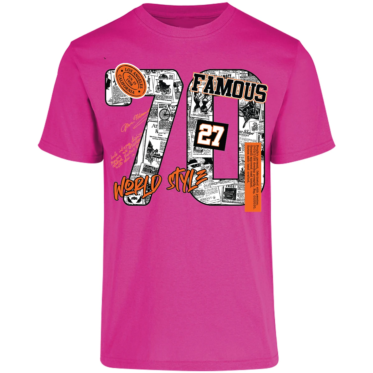 Playera Urbano Style Famous World Style 428 para Adulto 6