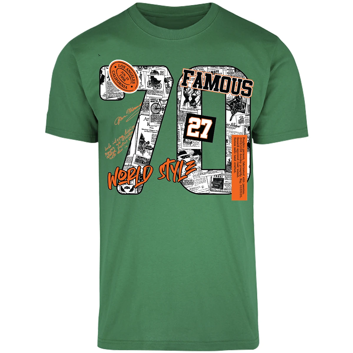 Playera Urbano Style Famous World Style 428 para Adulto 15