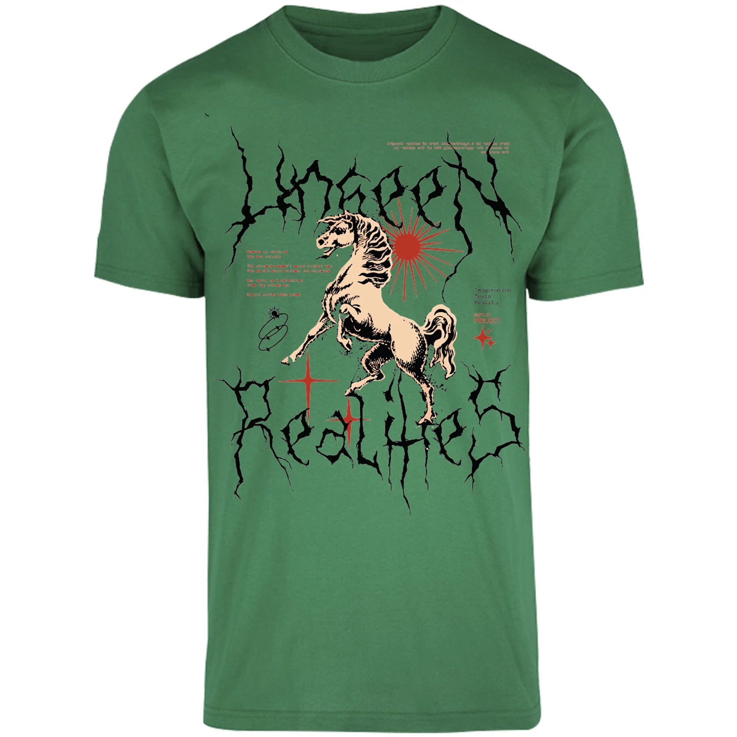 Playera Urbano Style Imagination Reality Project 154 para Adulto 10