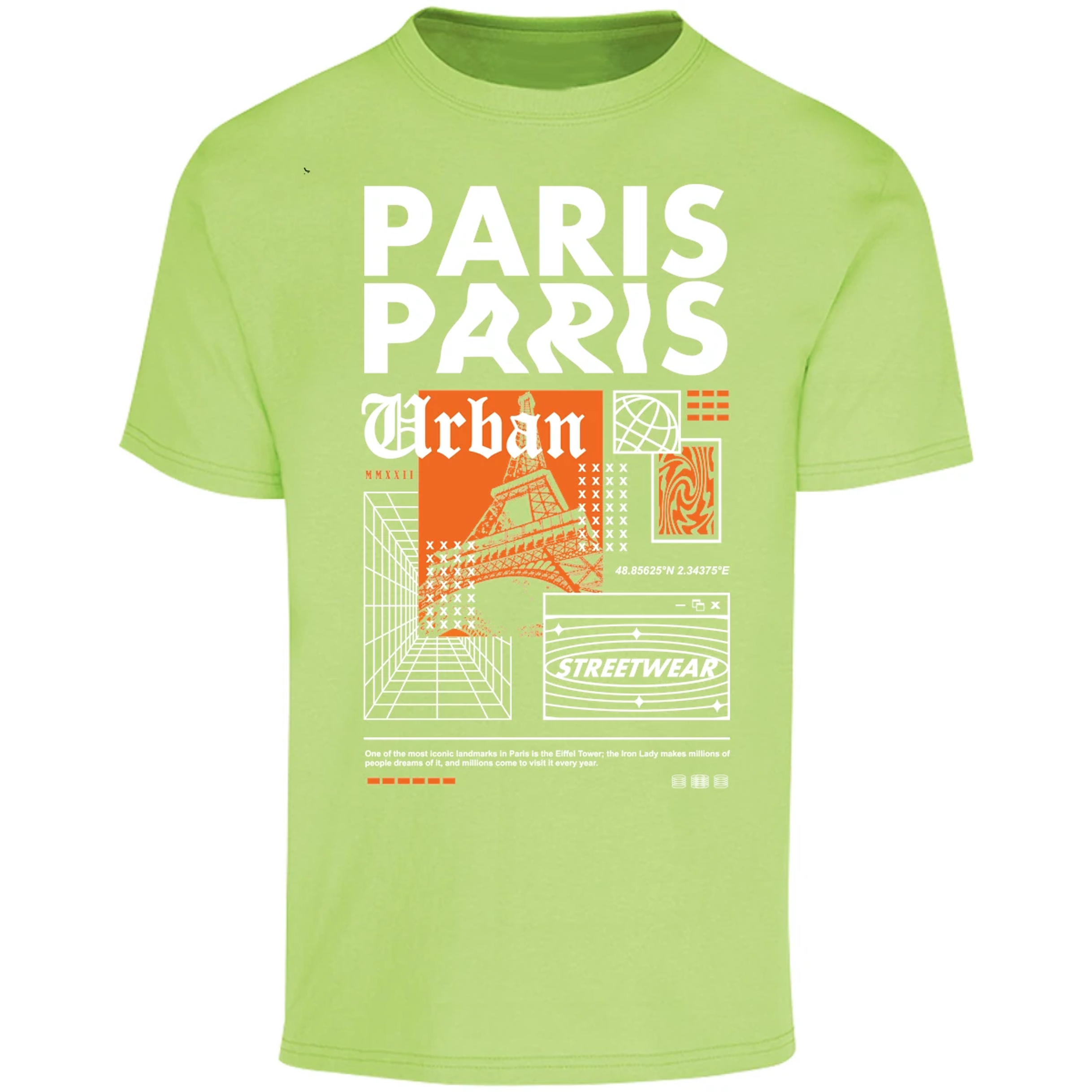 Playera Urbano Style Paris Urban 89 para Adulto 12
