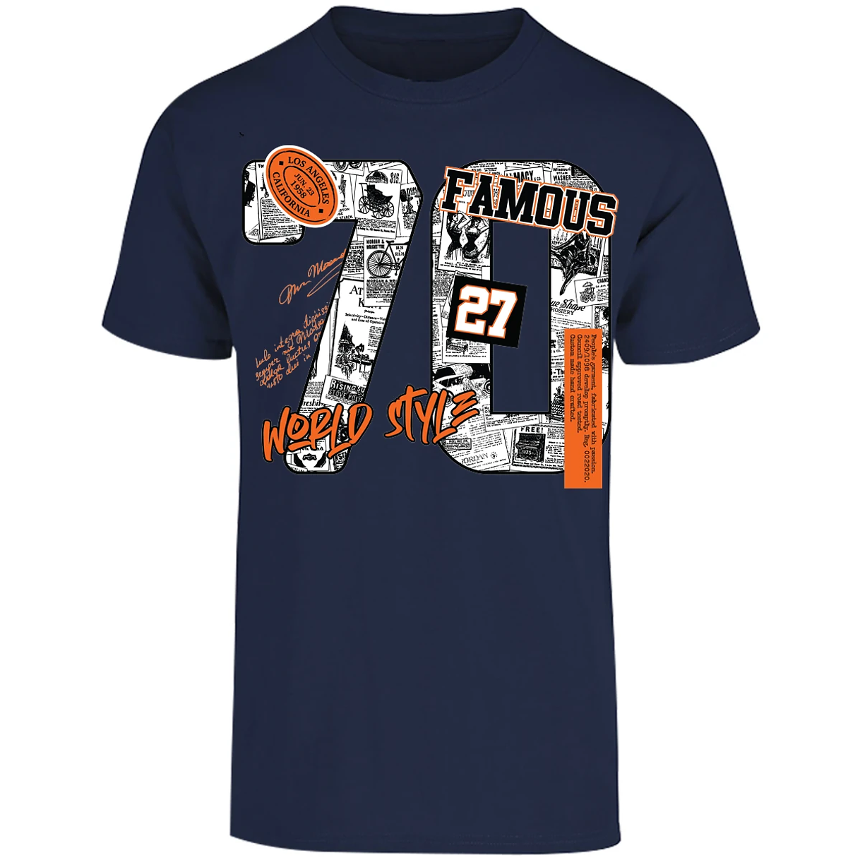 Playera Urbano Style Famous World Style 428 para Adulto 19